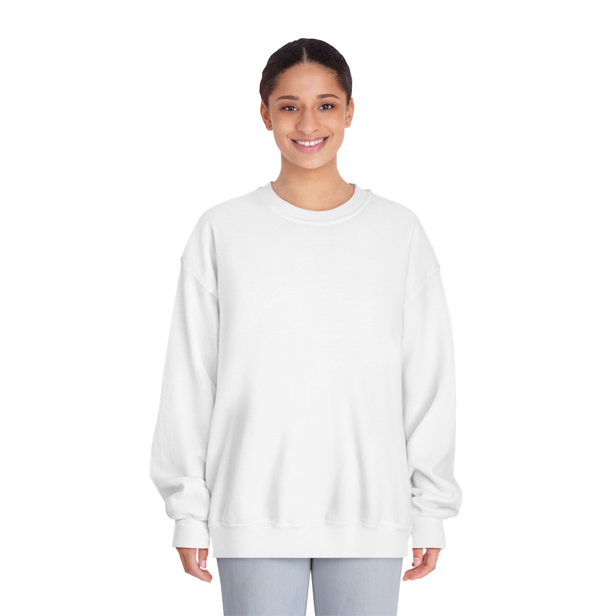 Classic White Crewneck Sweatshirt
