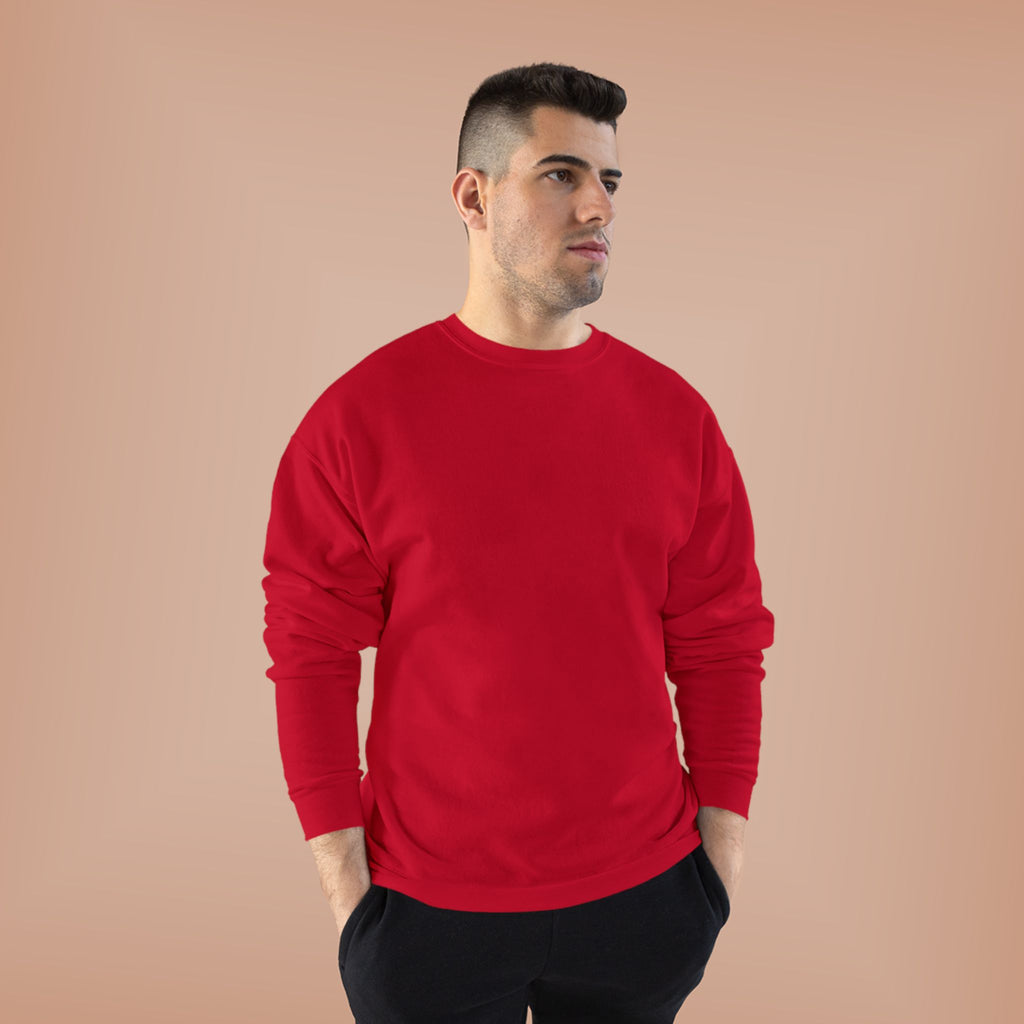 Classic White Crewneck Sweatshirt