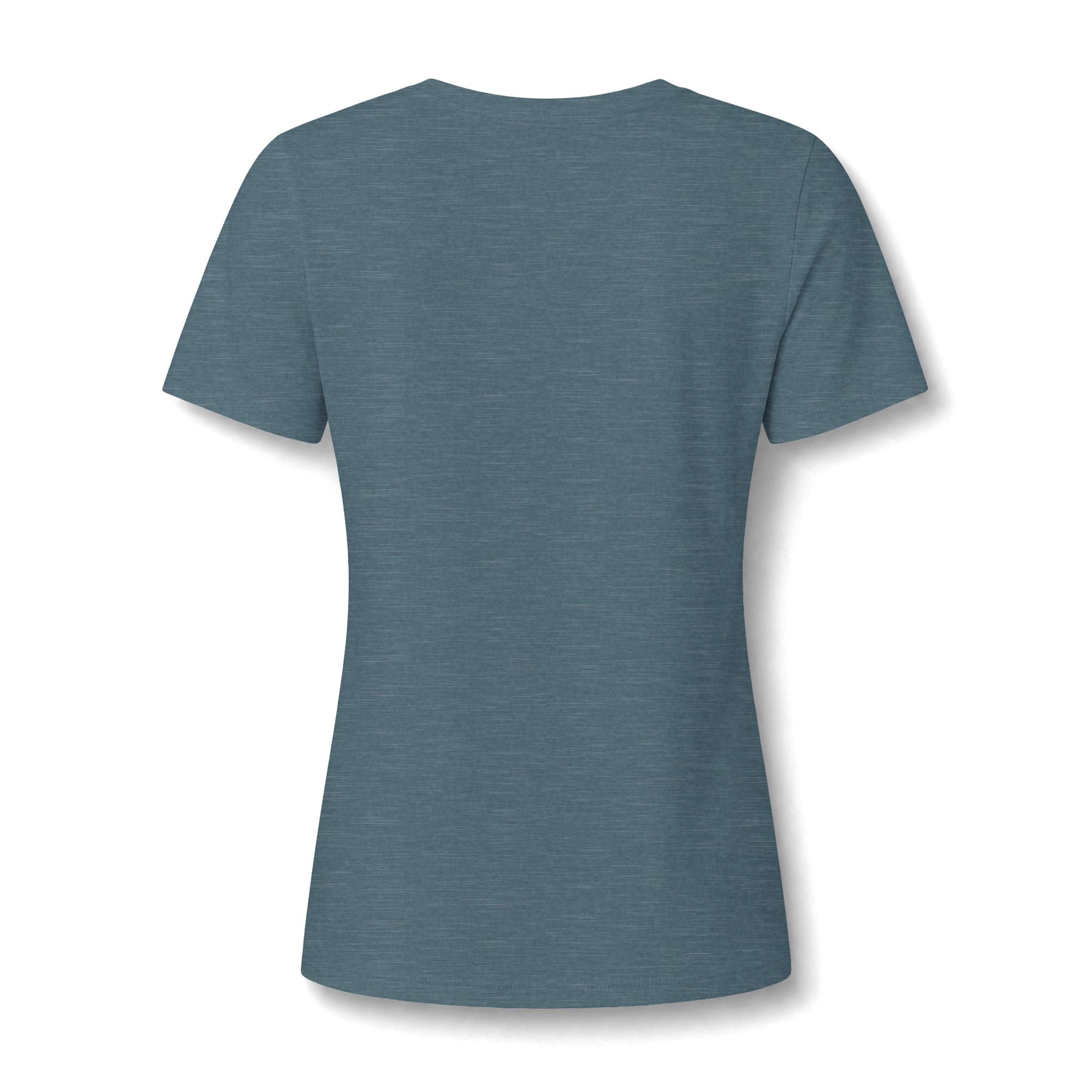 Women's Relaxed Heather CVC V-Neck Tee