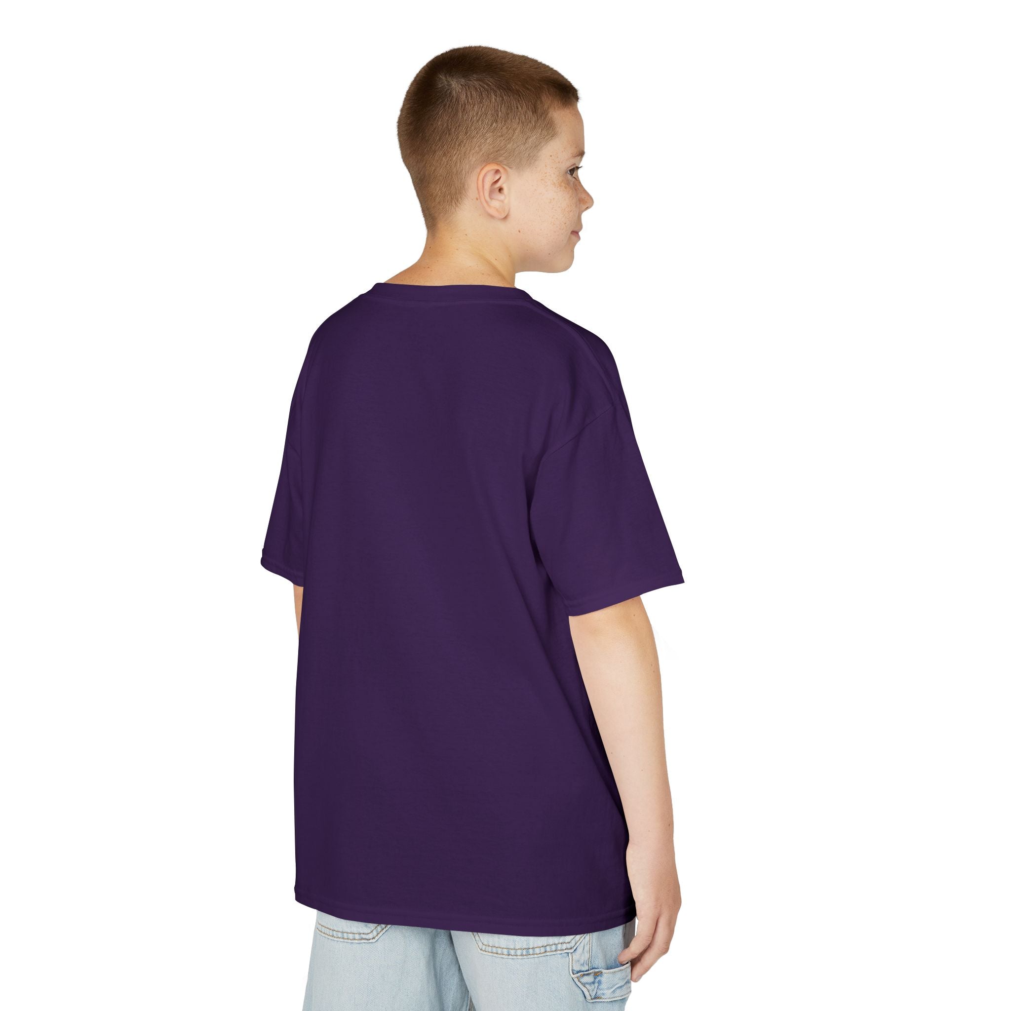 Kids T-Shirt — Plain White Heavy Cotton Tee for Boys & Girls
