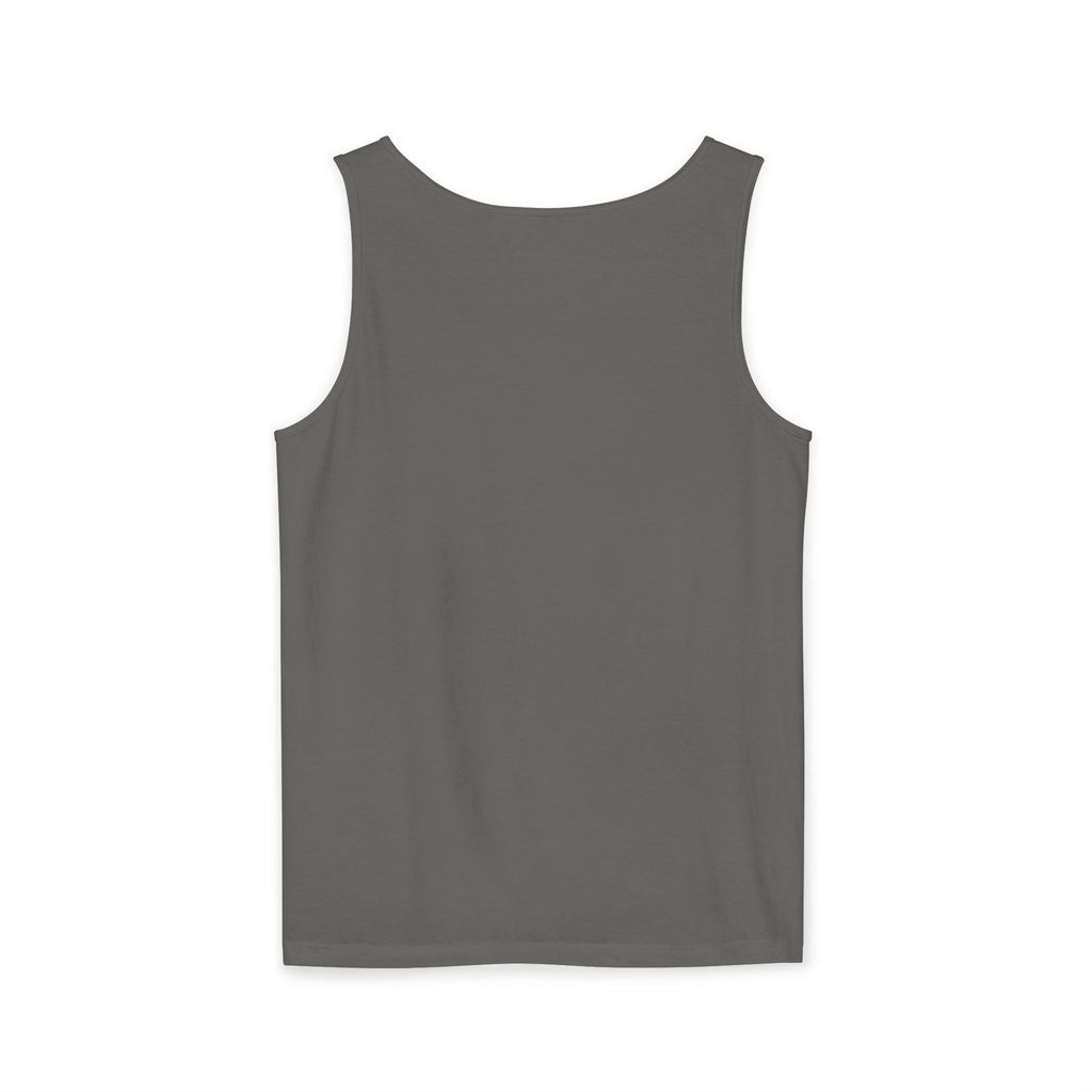 Classic White Tank Top — Everyday Garment-Dyed Casual Tank