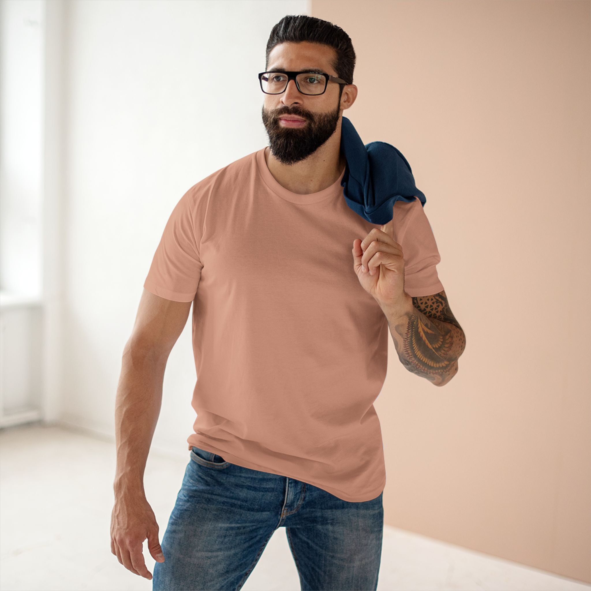 Classic White Tee — Adult Staple Crewneck T-Shirt