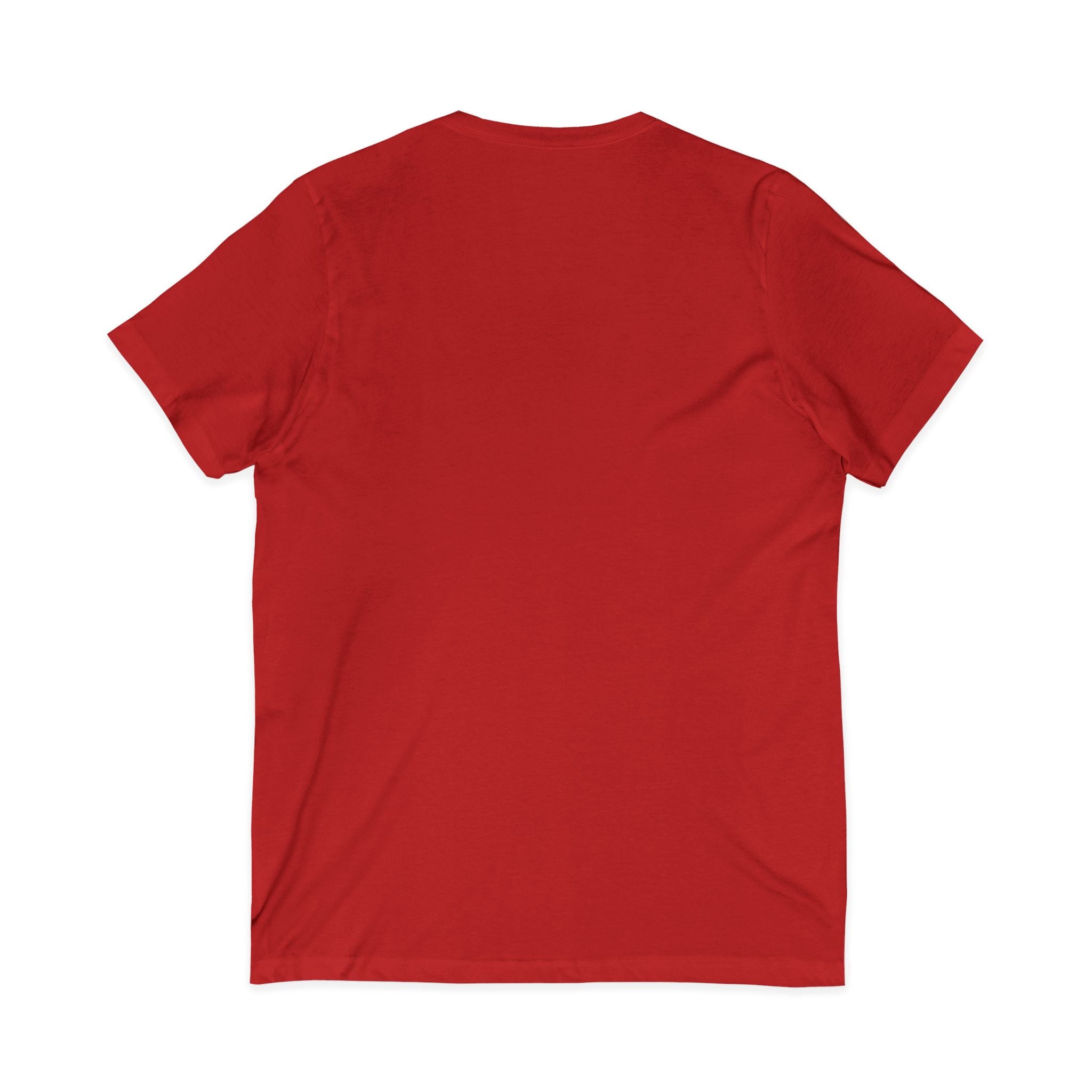V-Neck Jersey Tee — Classic White Short Sleeve T-Shirt