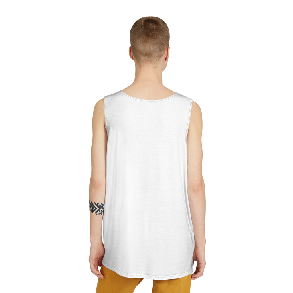 Men's All-Over Print Tank Top — Lightweight Summer Sleeveless Shirt
