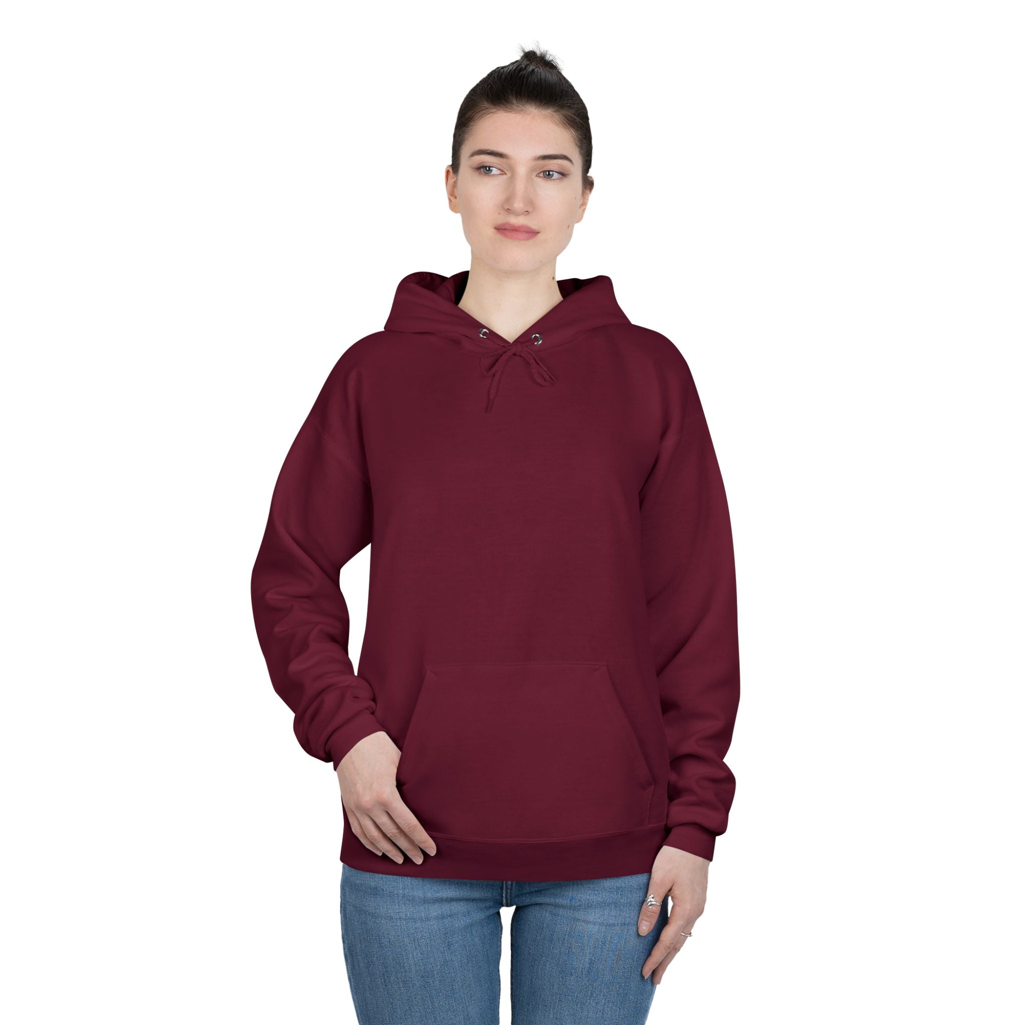 Eco-Friendly White Pullover Hoodie
