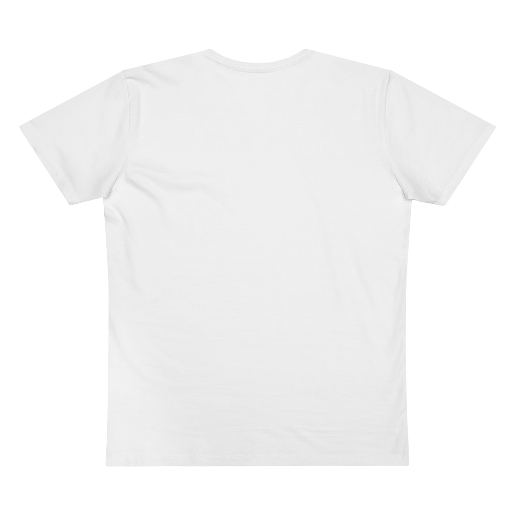 Men’s V-Neck Tee — Classic White Presenter Shirt