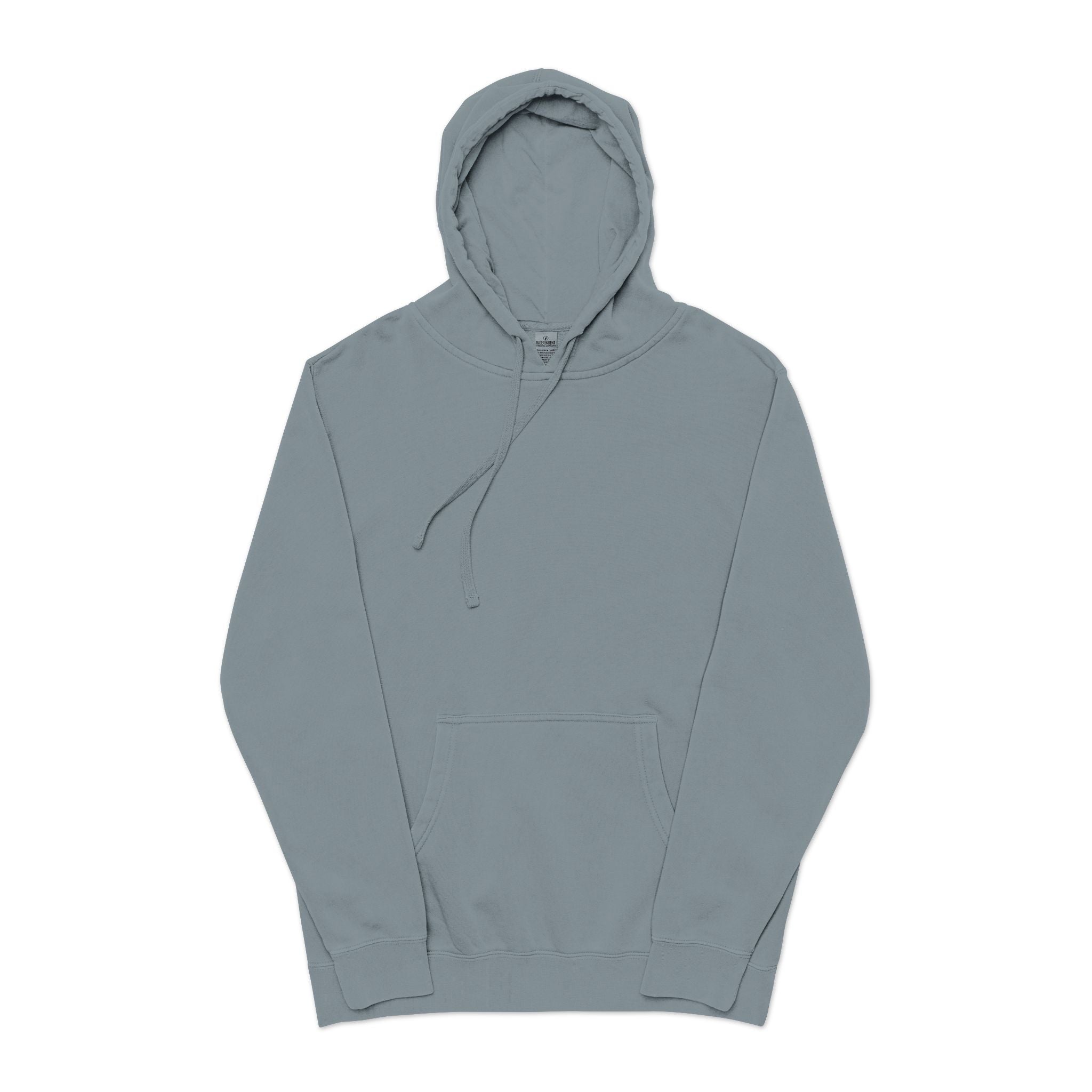 Pigment-Dyed Hoodie — Washed Blush Pullover Hooded Sweatshirt