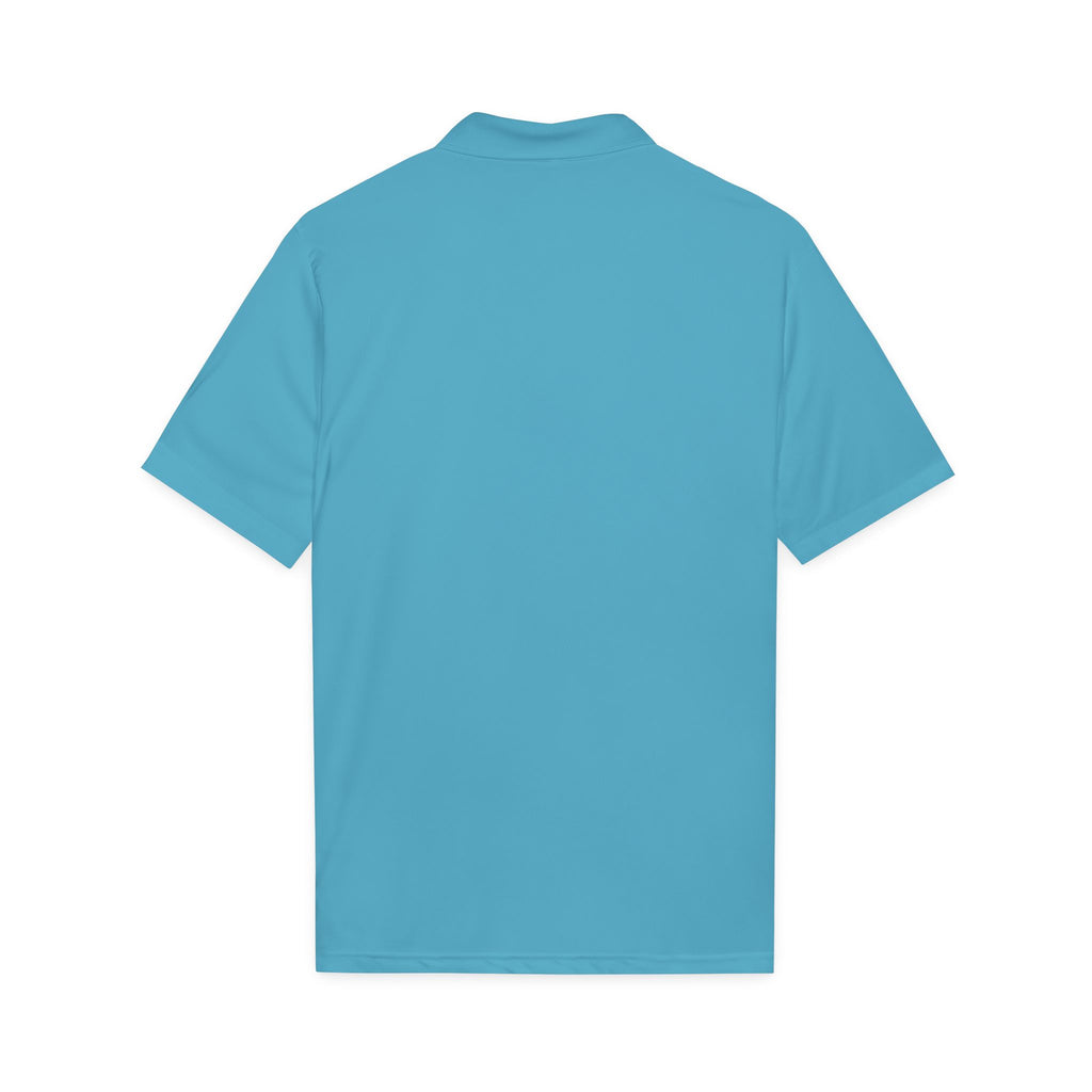 Men's White Performance Polo Shirt - Moisture-Wicking Sport-Tek Style