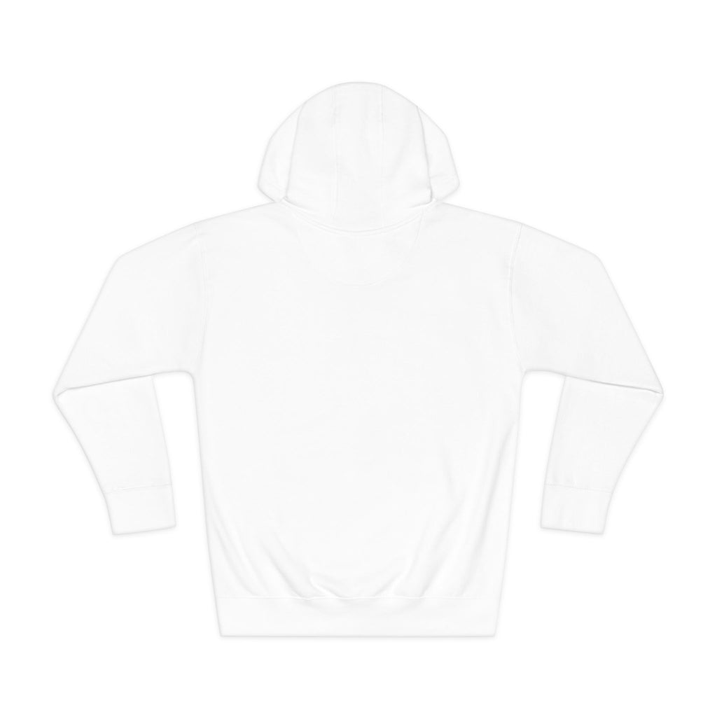 White Fleece Hoodie – Minimal Classic Pullover Hooded Sweatshirt