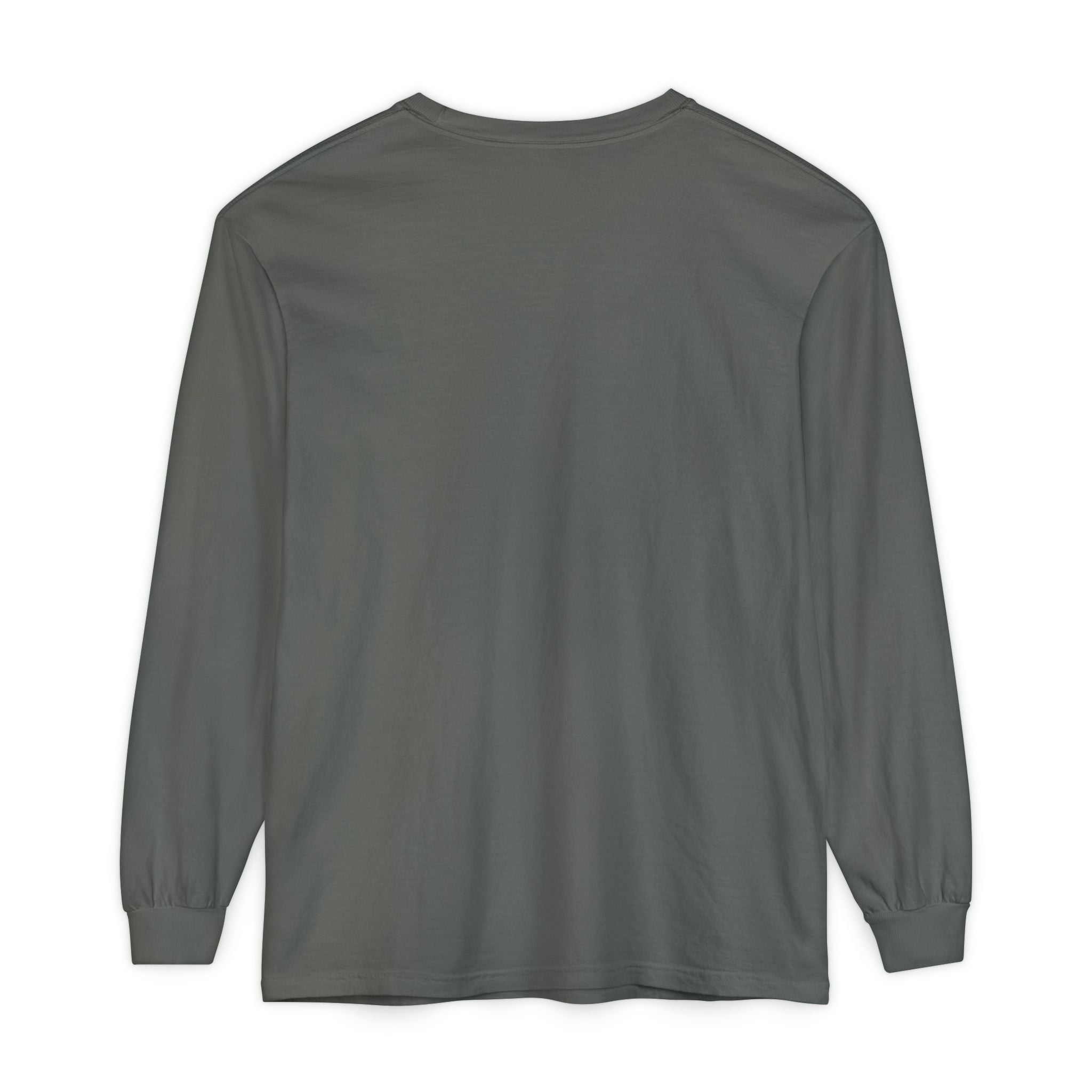 Long Sleeve T-Shirt — Classic White Garment-Dyed Tee