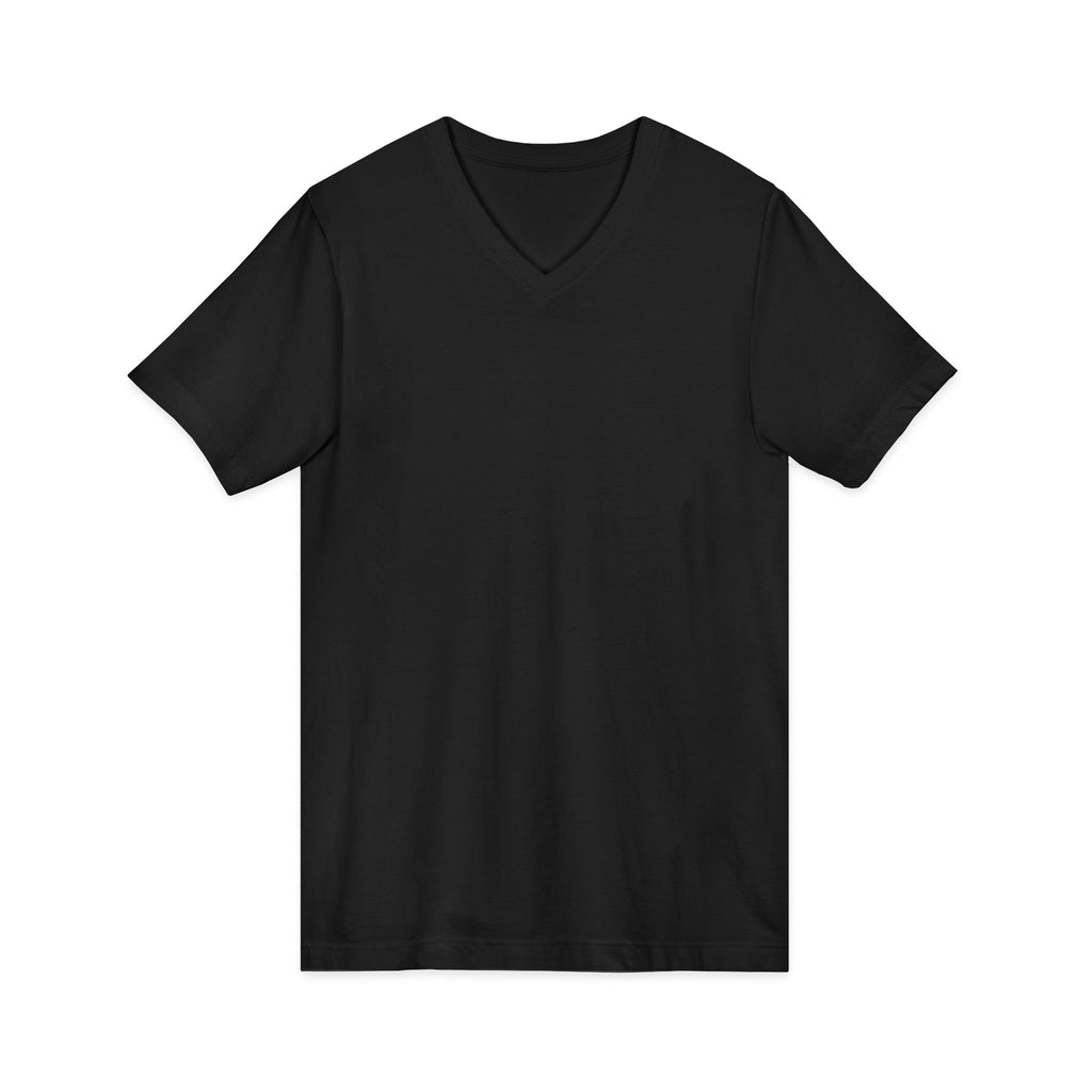 V-Neck Jersey Tee — Classic White Short Sleeve T-Shirt