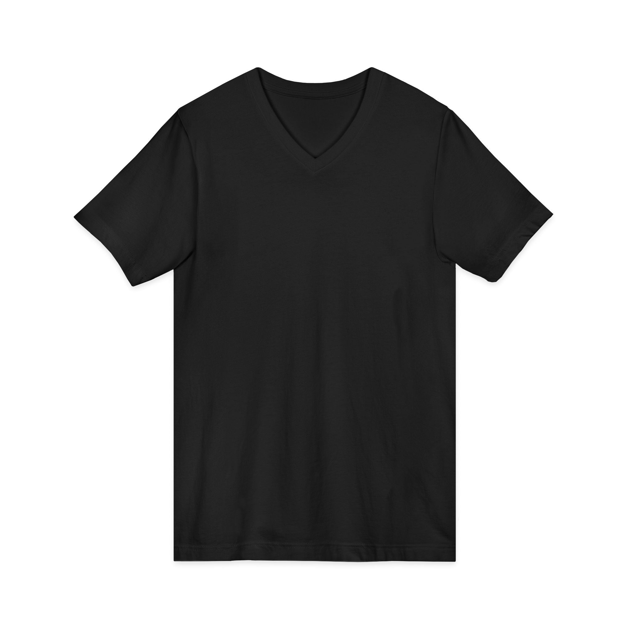 V-Neck Jersey Tee — Classic White Short Sleeve T-Shirt