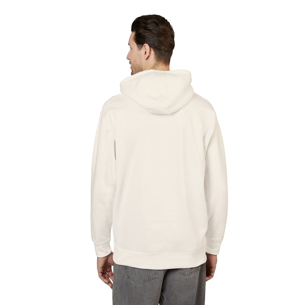 White Fleece Hoodie – Minimal Classic Pullover Hooded Sweatshirt