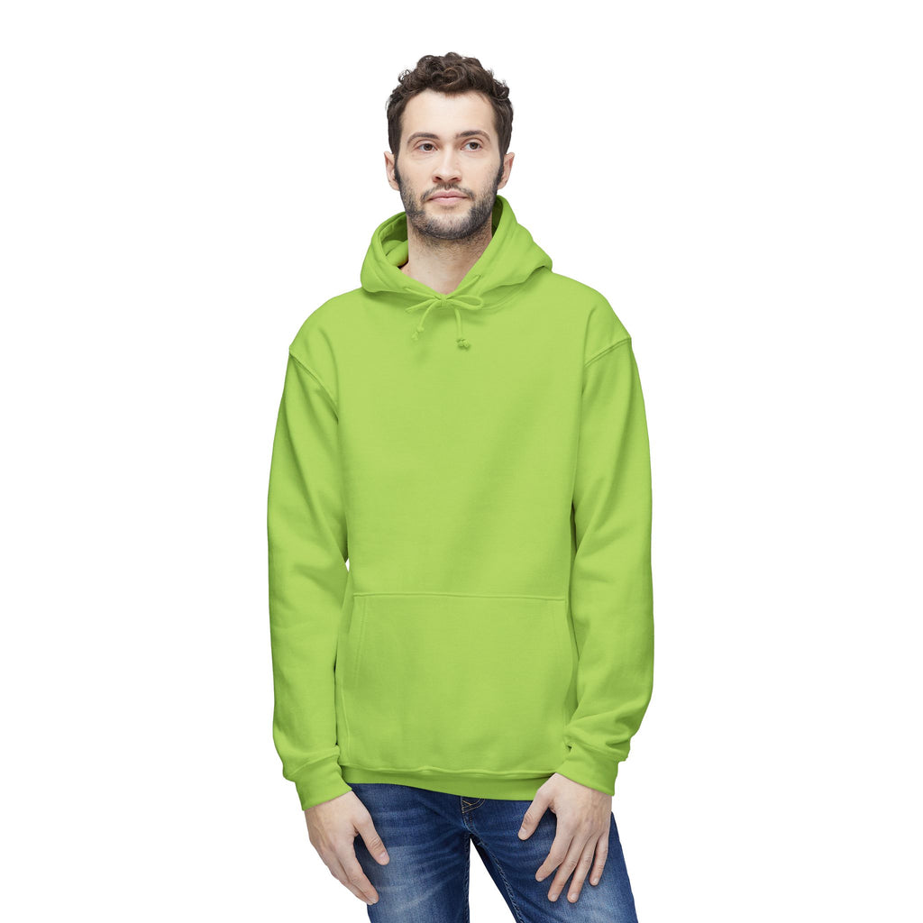 Classic White Hoodie — Made in USA Unisex Hooded Sweatshirt