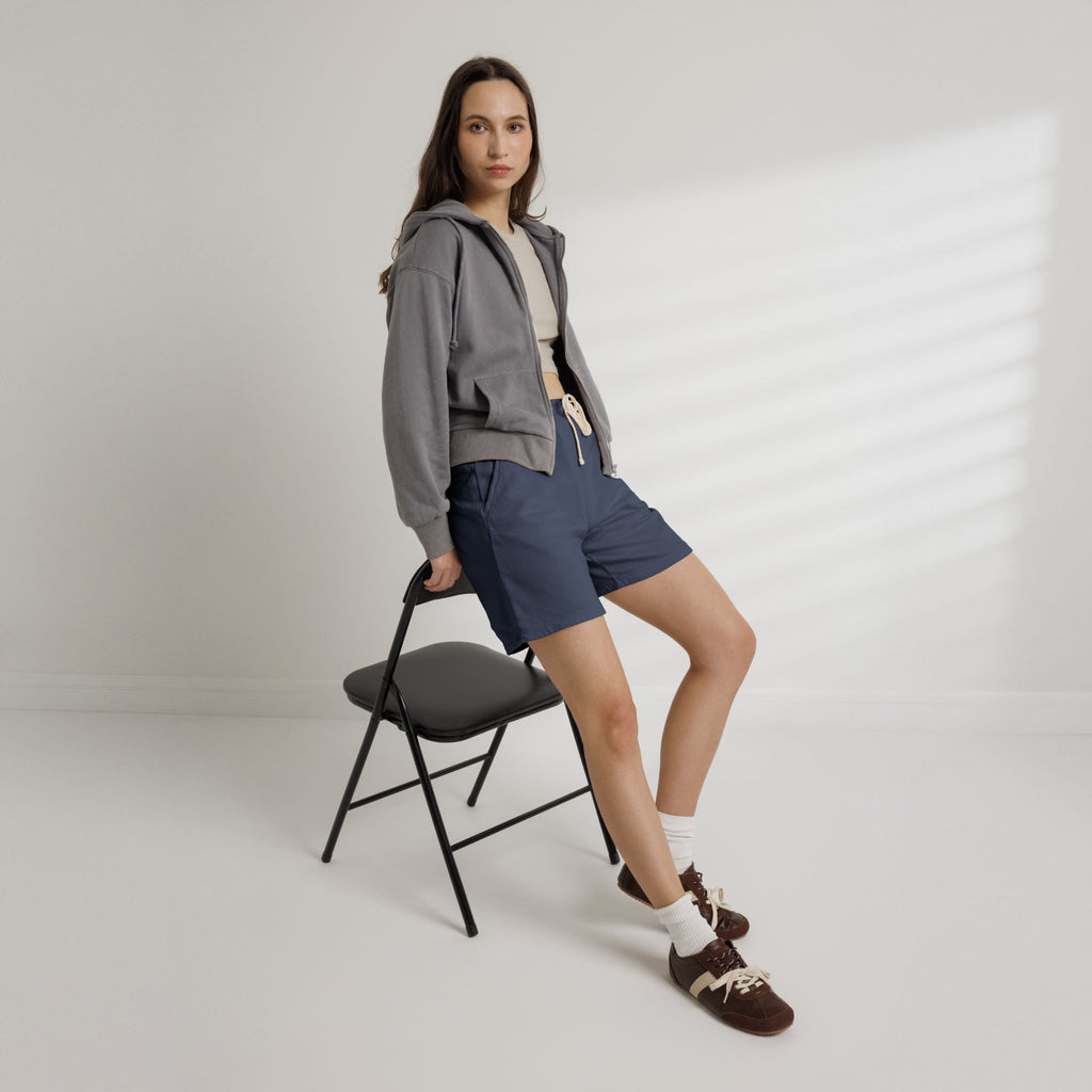 Lightweight Garment-Dyed Fleece Sweat Shorts