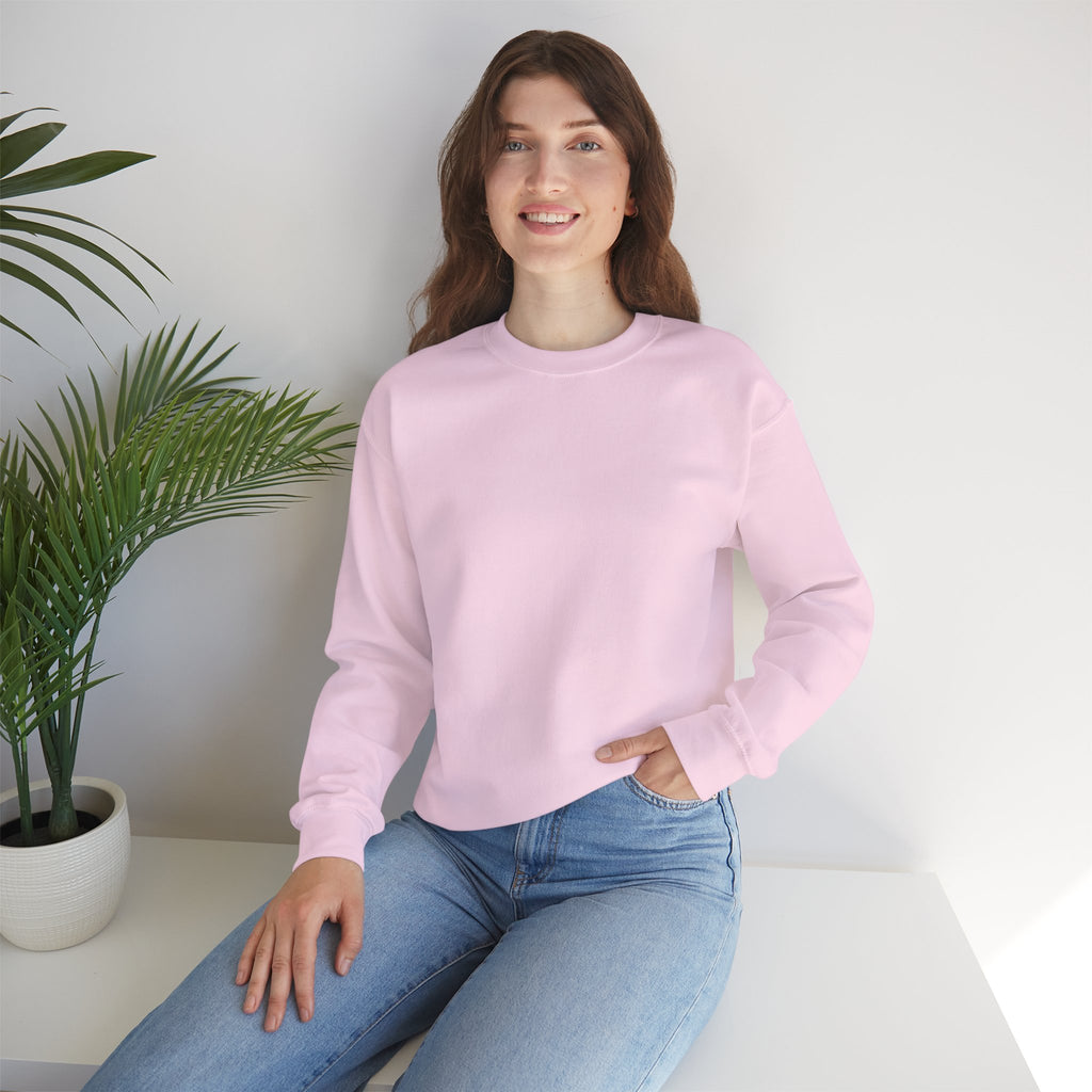 Classic White Crewneck Sweatshirt