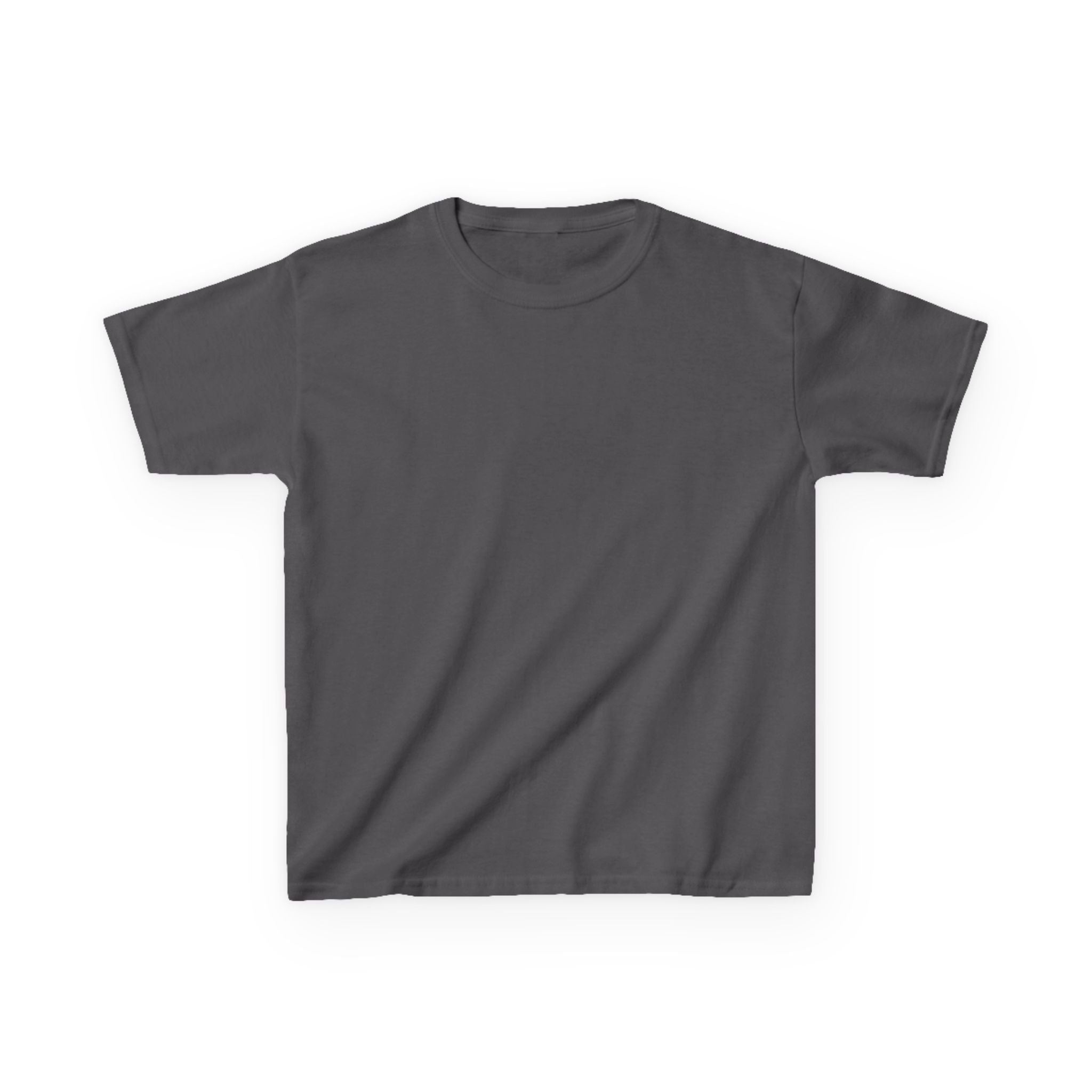 Kids T-Shirt — Plain White Heavy Cotton Tee for Boys & Girls