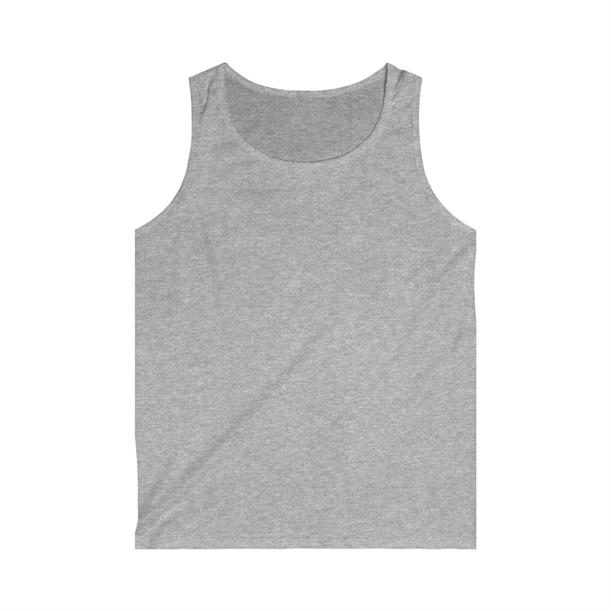 Men's White Tank Top — Classic Softstyle Athletic Vest