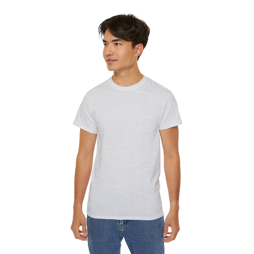 Classic White Cotton Tee - Plain Crewneck Shirt