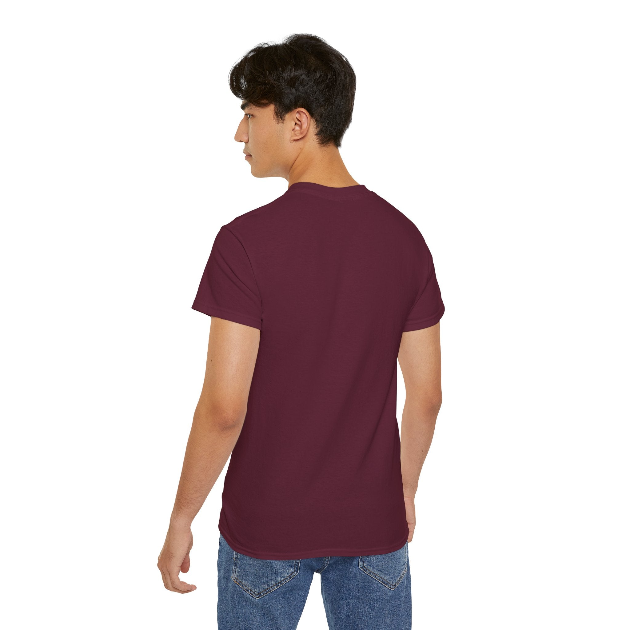 Classic White Cotton Tee - Plain Crewneck Shirt