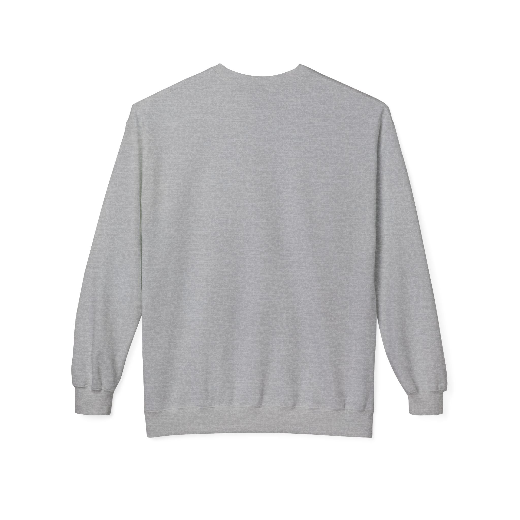 Classic White Crewneck Sweatshirt — Unisex Midweight Fleece