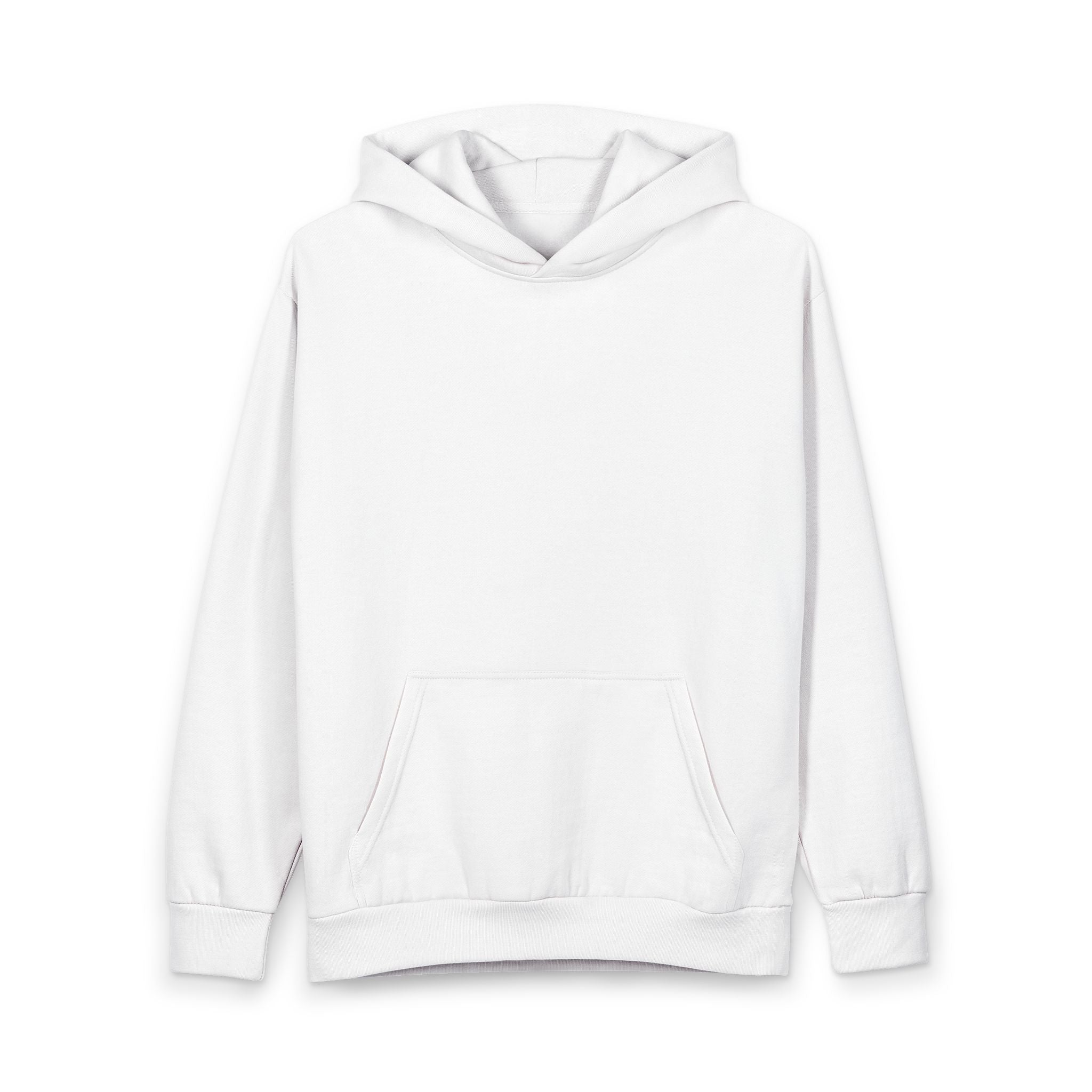 Classic White Pullover Hoodie — Minimal Urban Streetwear