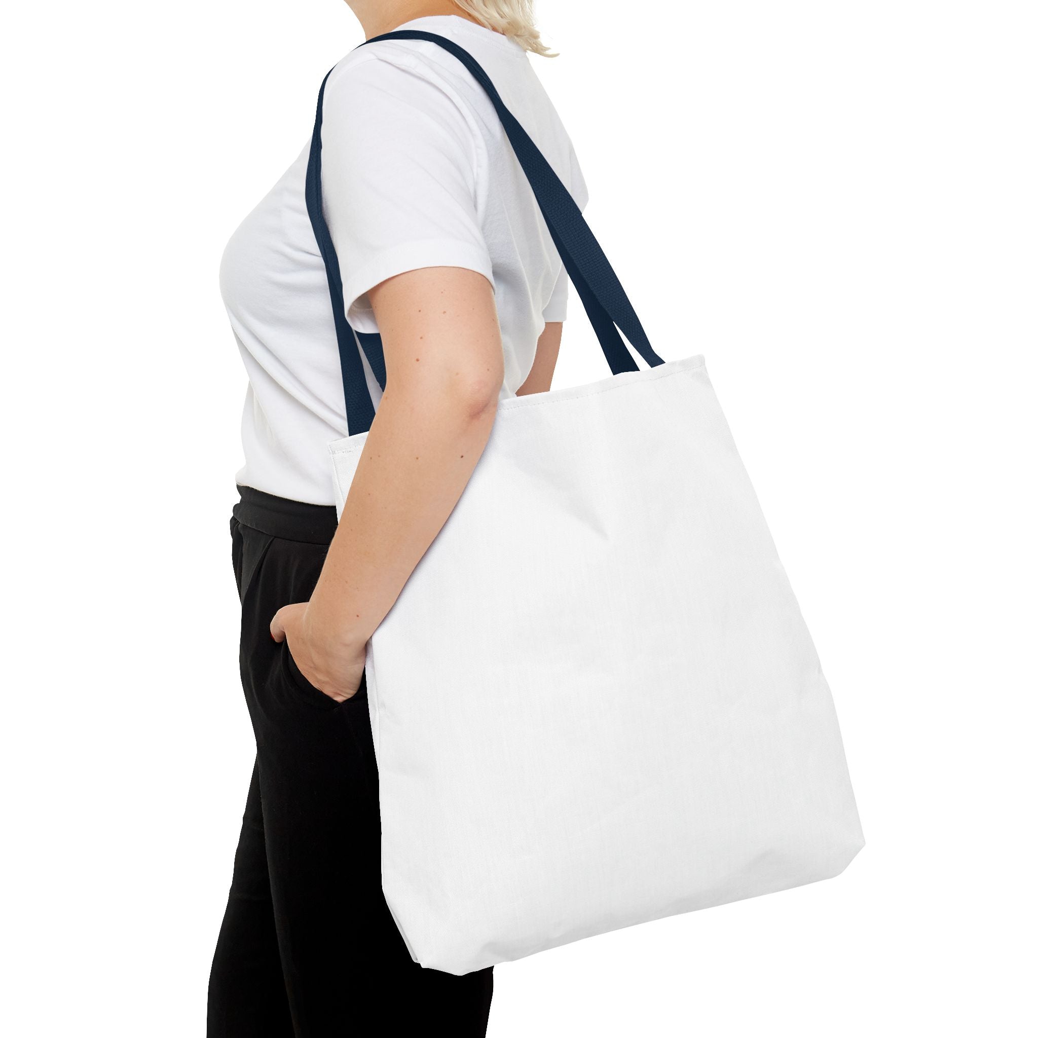 Blank White Tote Bag - Custom All-Over Print Canvas Tote