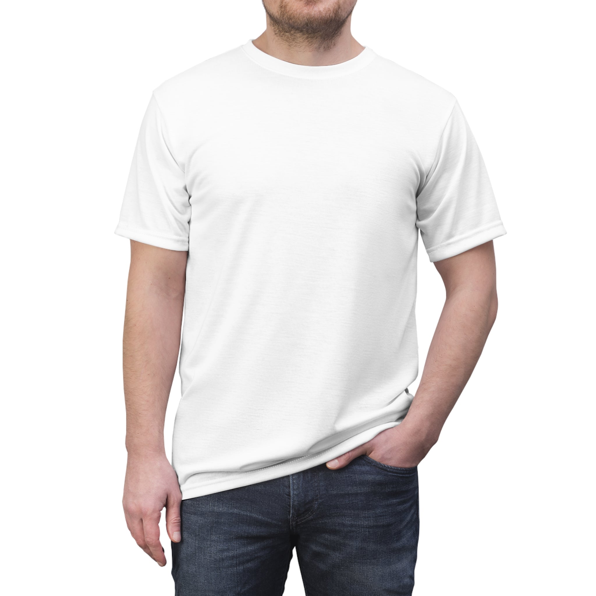 All-Over Print Cut & Sew Tee — Custom AOP Graphic Shirt