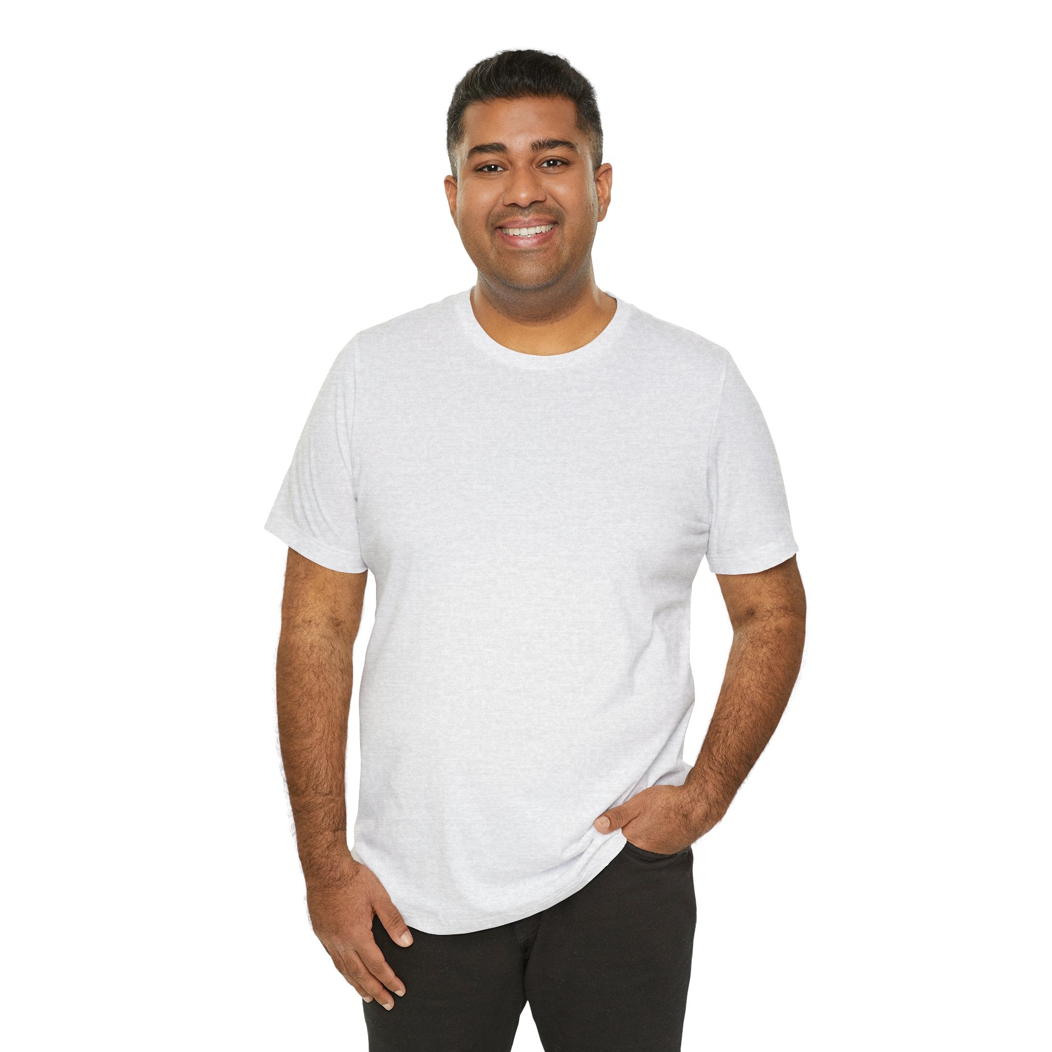 Classic White Tee — Unisex Jersey Short Sleeve T-Shirt