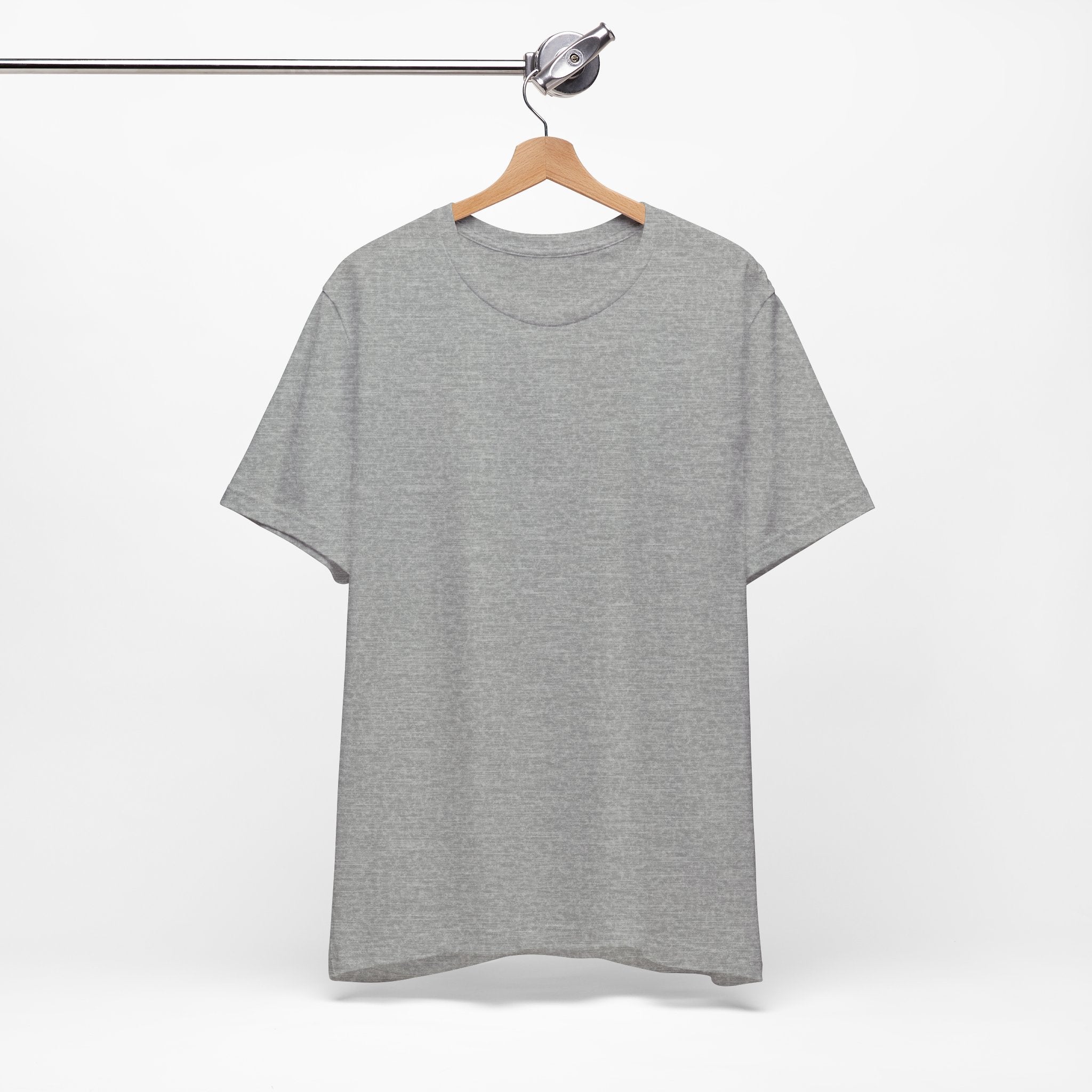 White Short Sleeve Tee — Minimal Classic Crewneck T-Shirt
