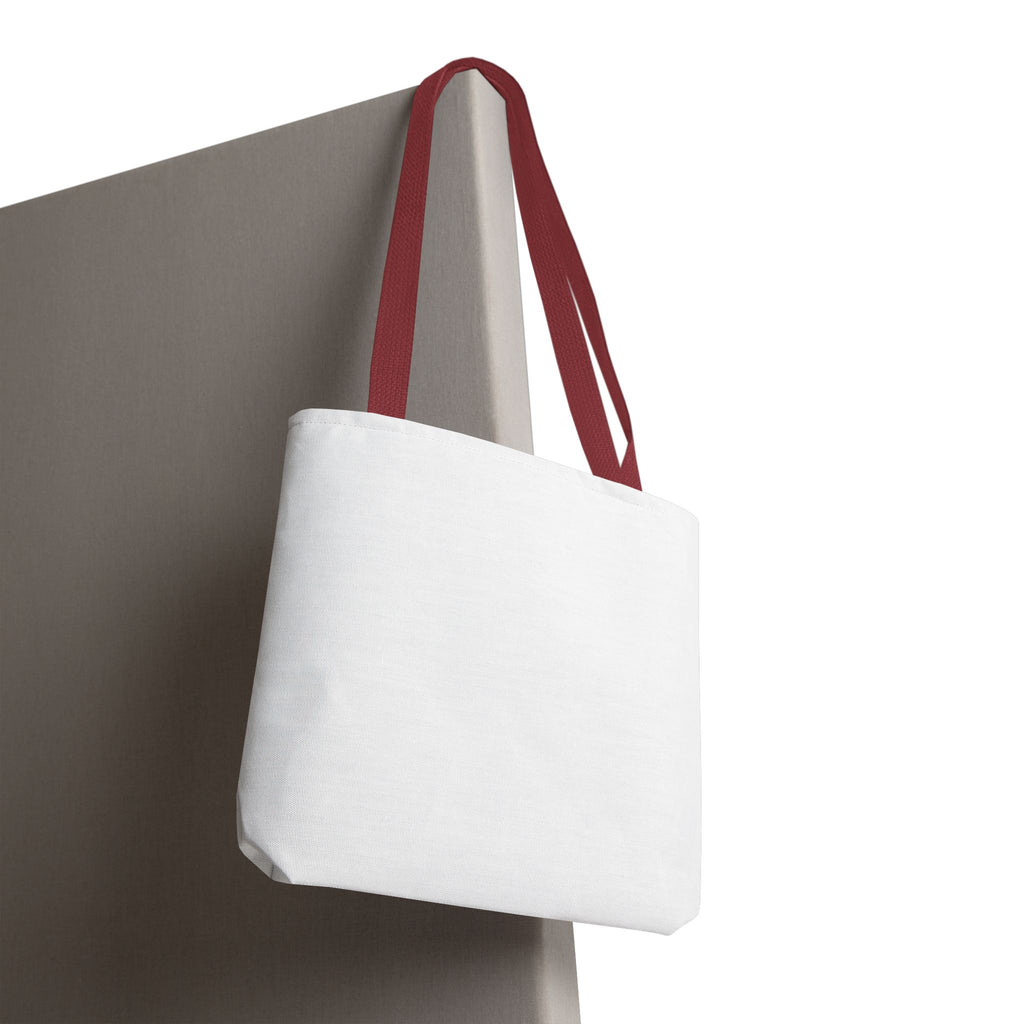Custom All-Over Print Tote Bag — Blank White Canvas Shoulder Tote