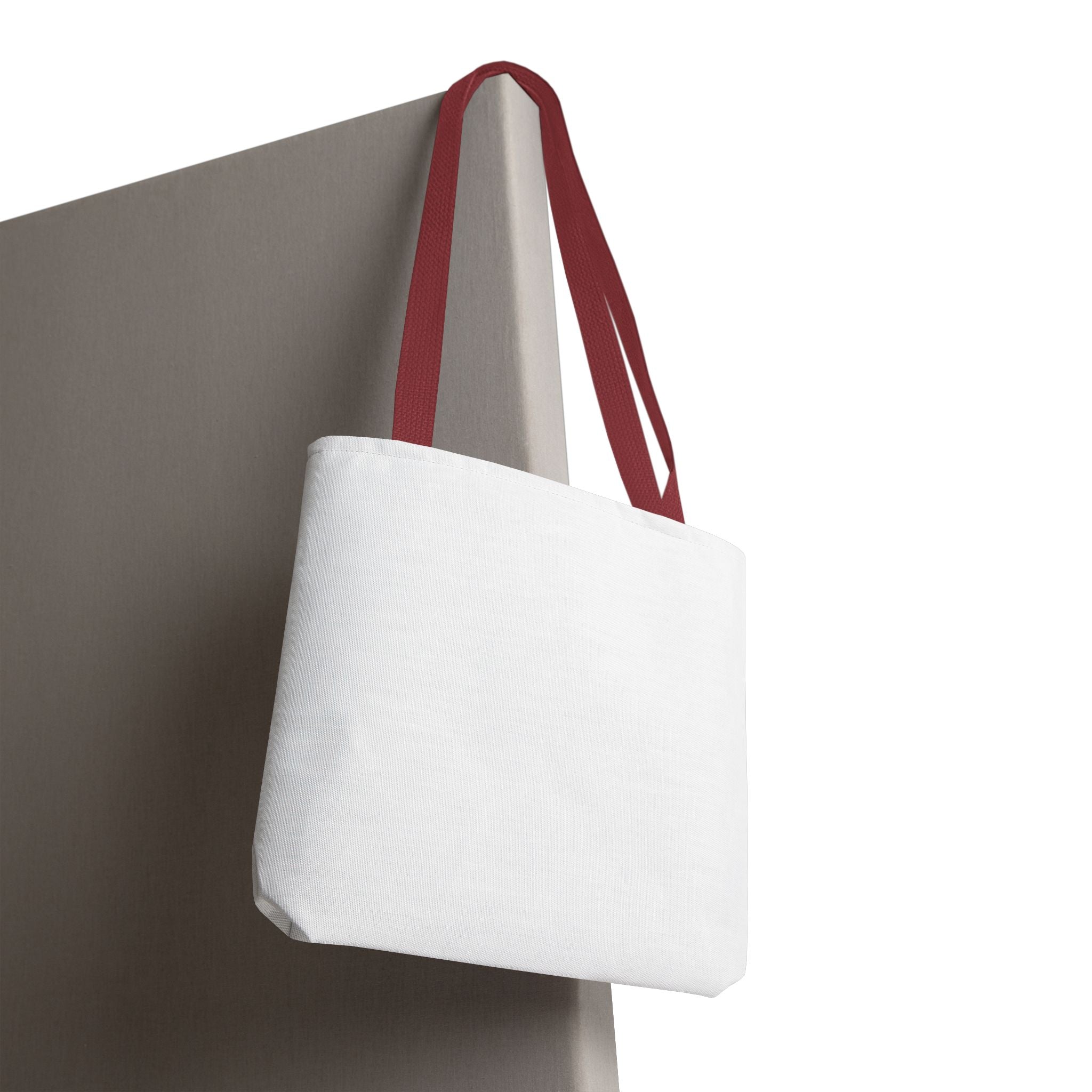 Custom All-Over Print Tote Bag — Blank White Canvas Shoulder Tote