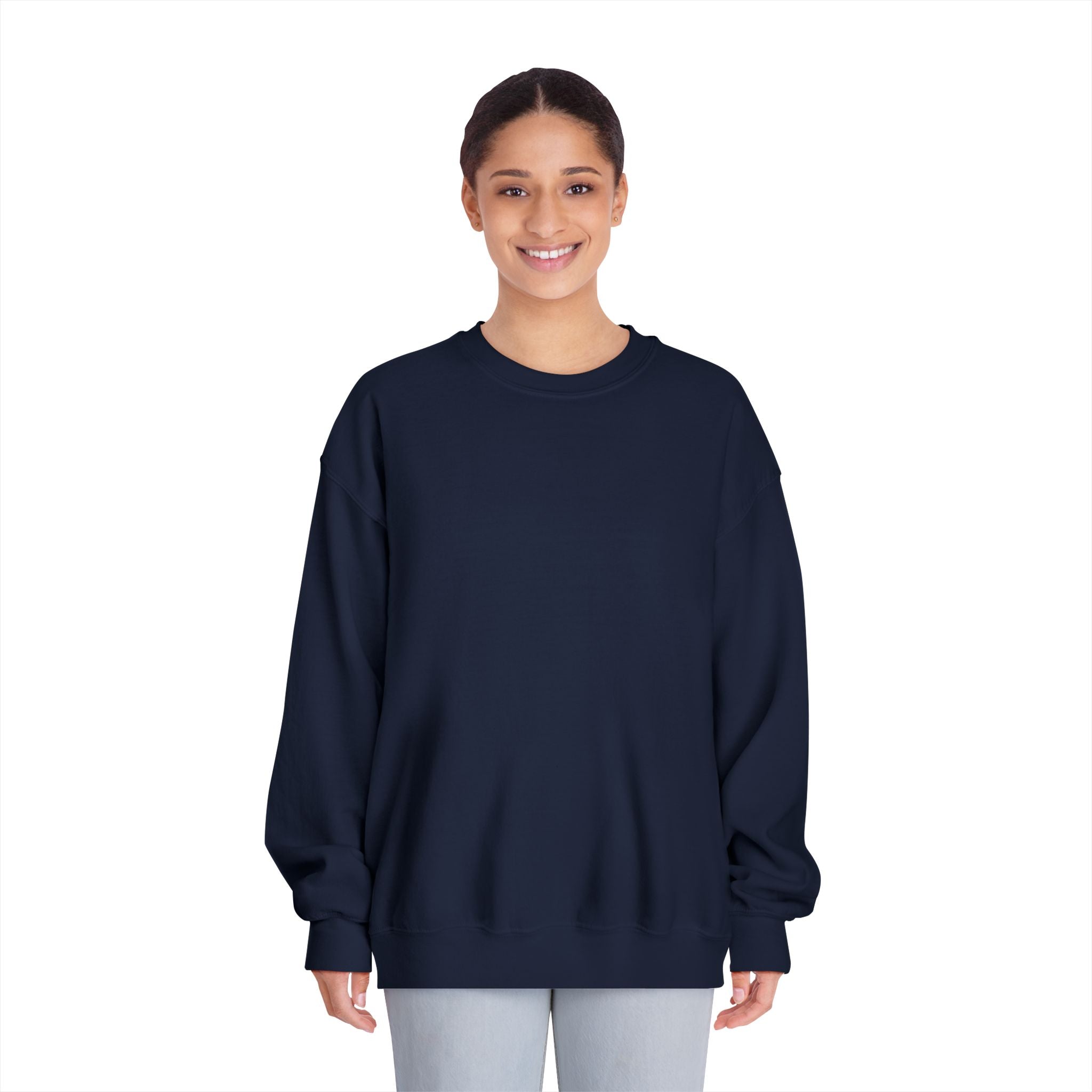 Classic White Crewneck Sweatshirt