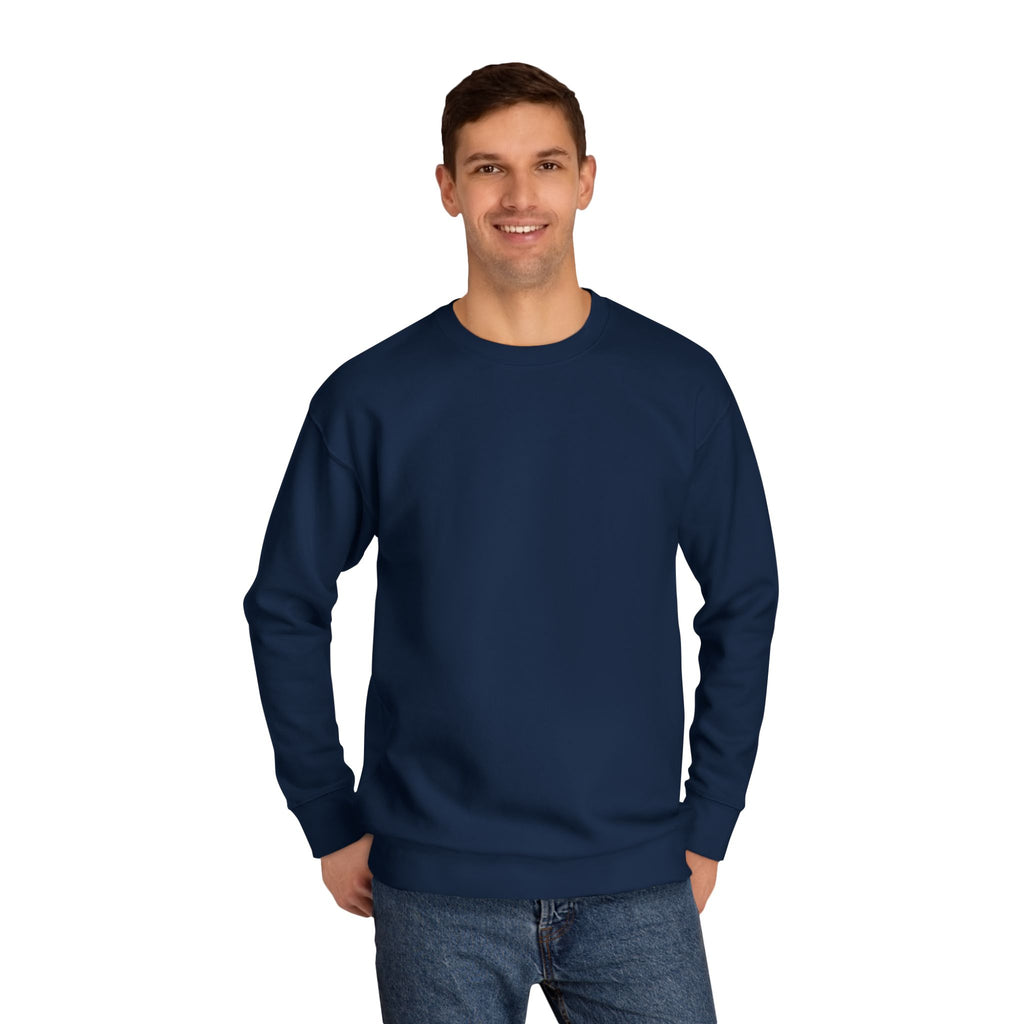 Crewneck Sweatshirt – Classic Coral Crew Sweatshirt, Cozy Everyday Pullover