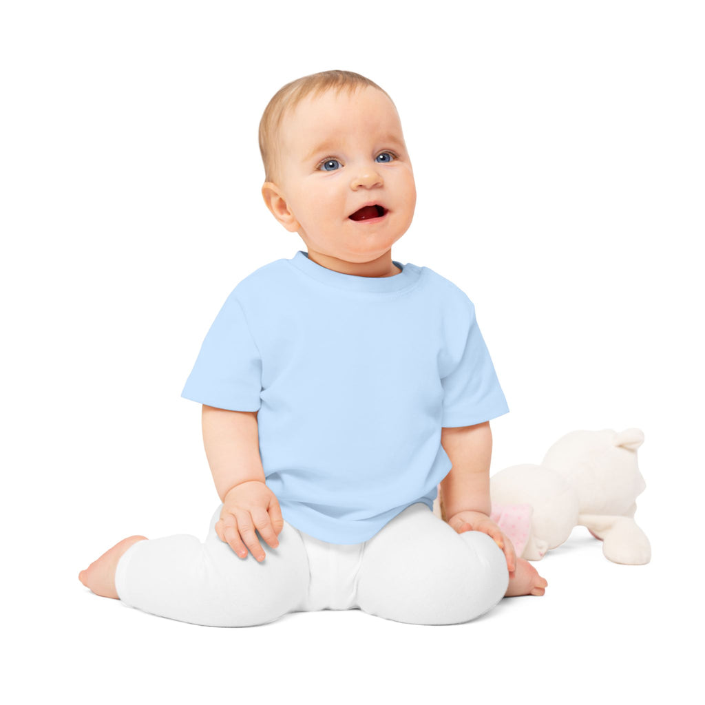 Cute Plain Baby T-Shirt — Soft White Infant Tee