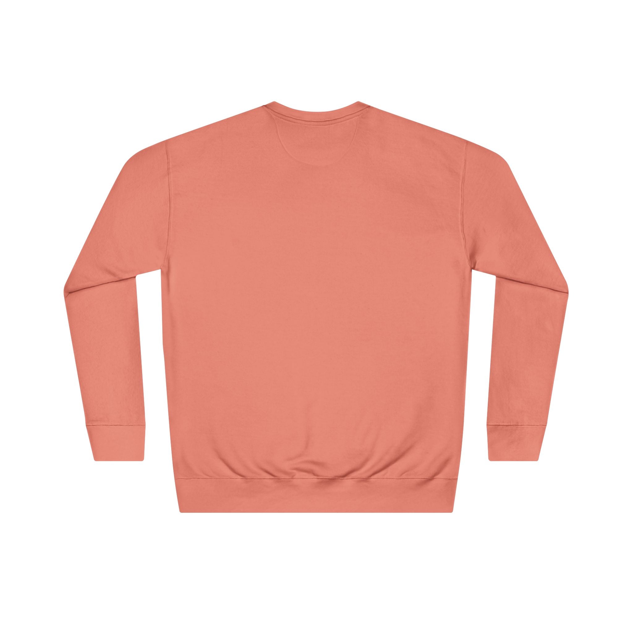 Crewneck Sweatshirt – Classic Coral Crew Sweatshirt, Cozy Everyday Pullover