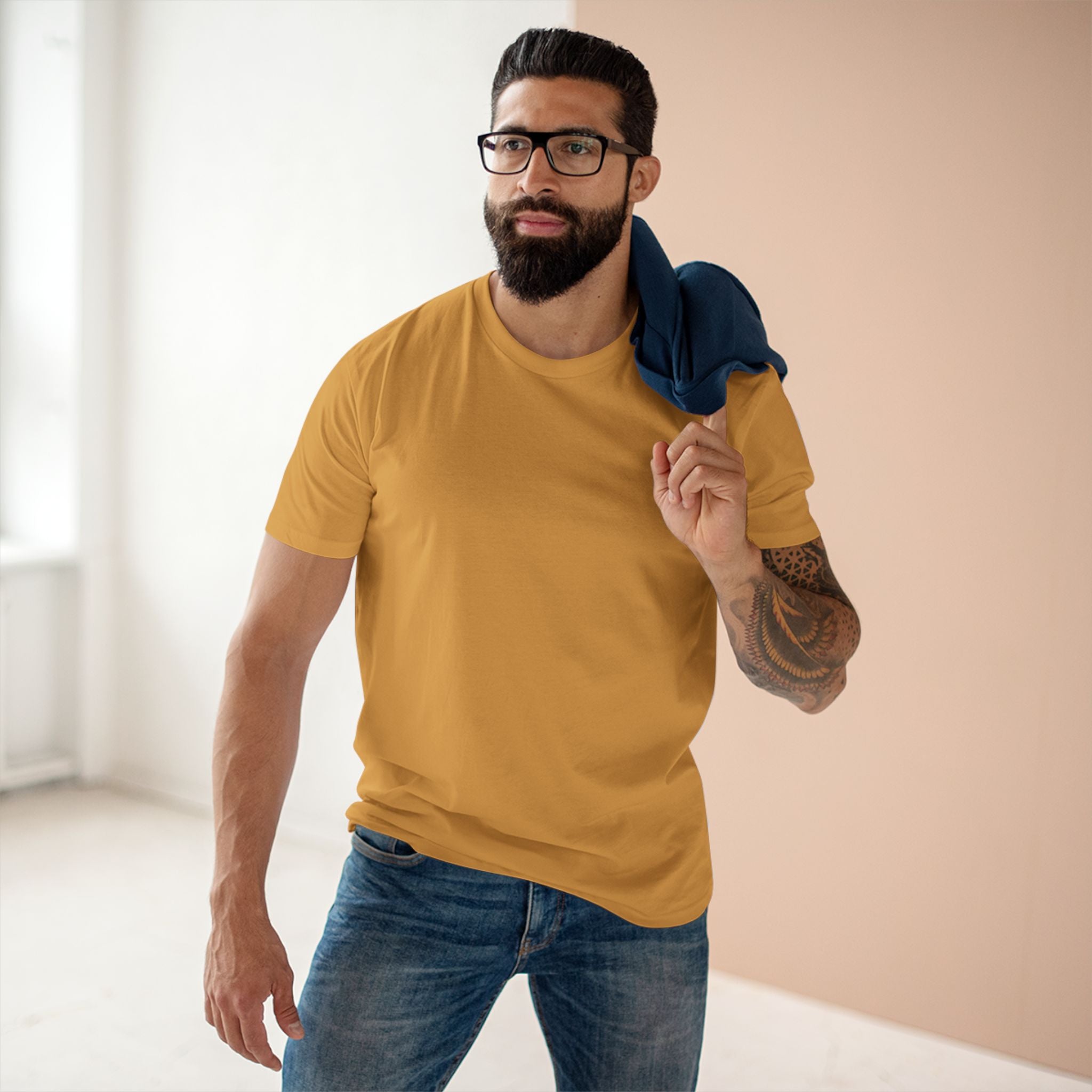 Classic White Tee — Adult Staple Crewneck T-Shirt