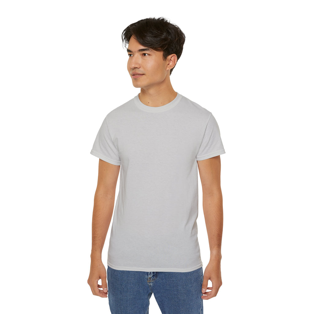 Classic White Cotton Tee - Plain Crewneck Shirt