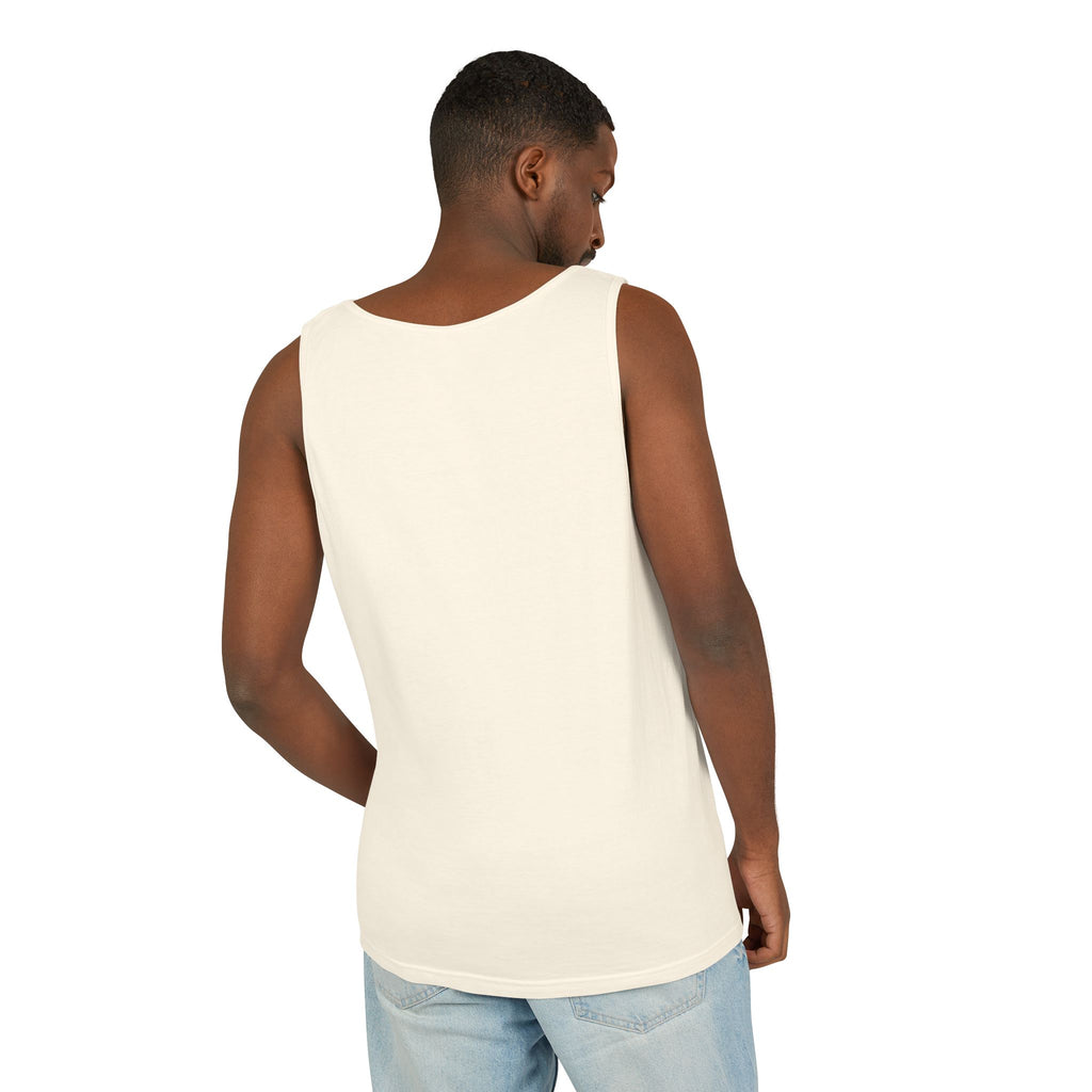 Plain White Tank Top — Lightweight Unisex Garment-Dyed Sleeveless Tee
