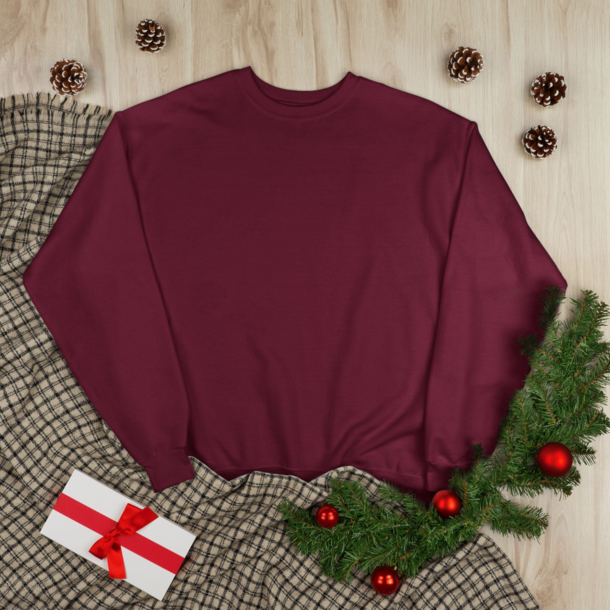 Classic White Crewneck Sweatshirt