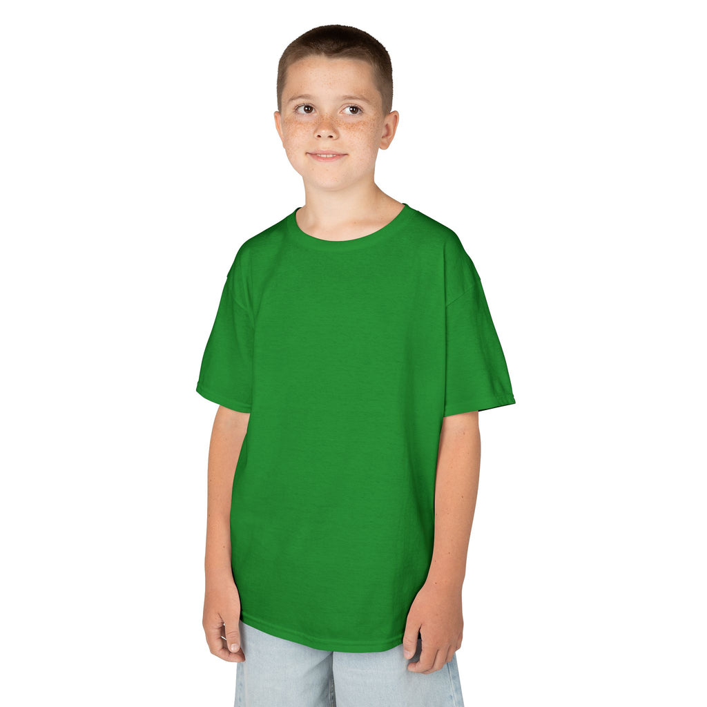 Kids T-Shirt — Plain White Heavy Cotton Tee for Boys & Girls
