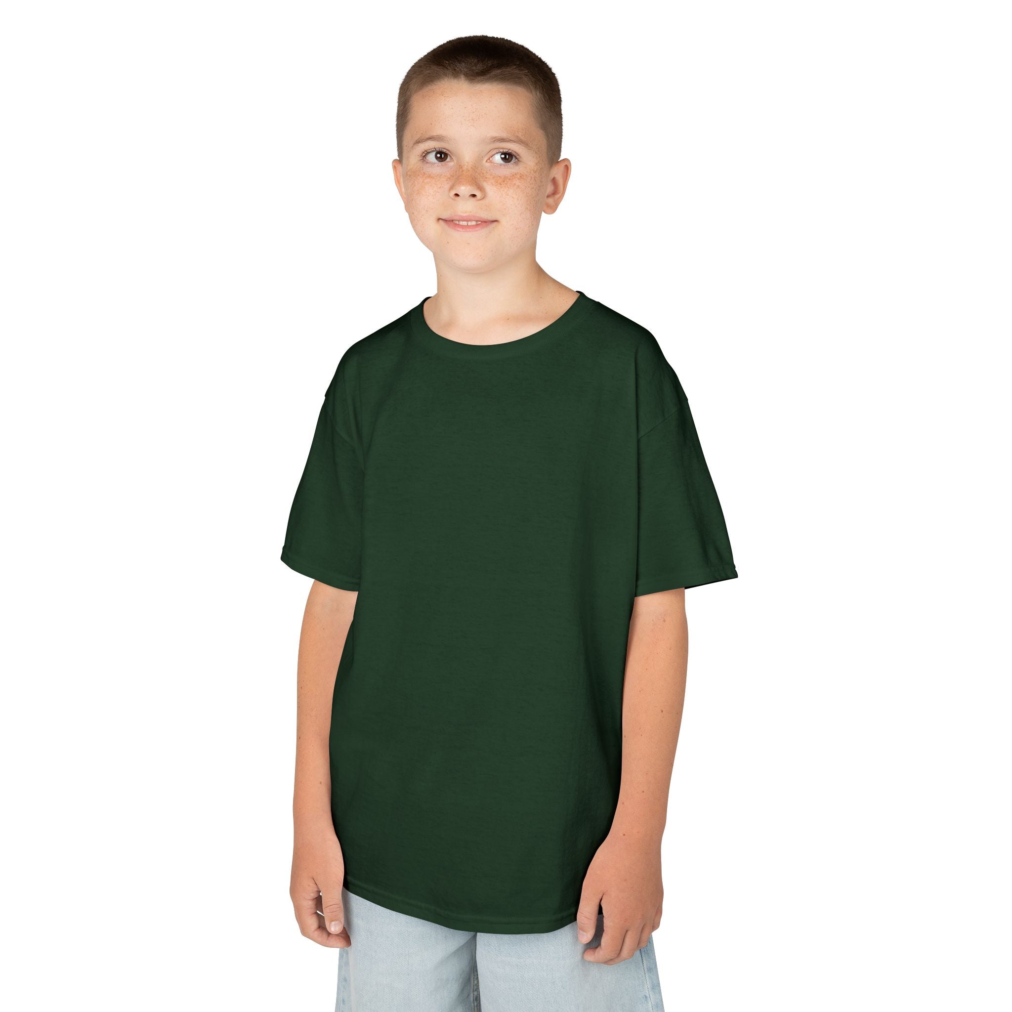 Kids T-Shirt — Plain White Heavy Cotton Tee for Boys & Girls