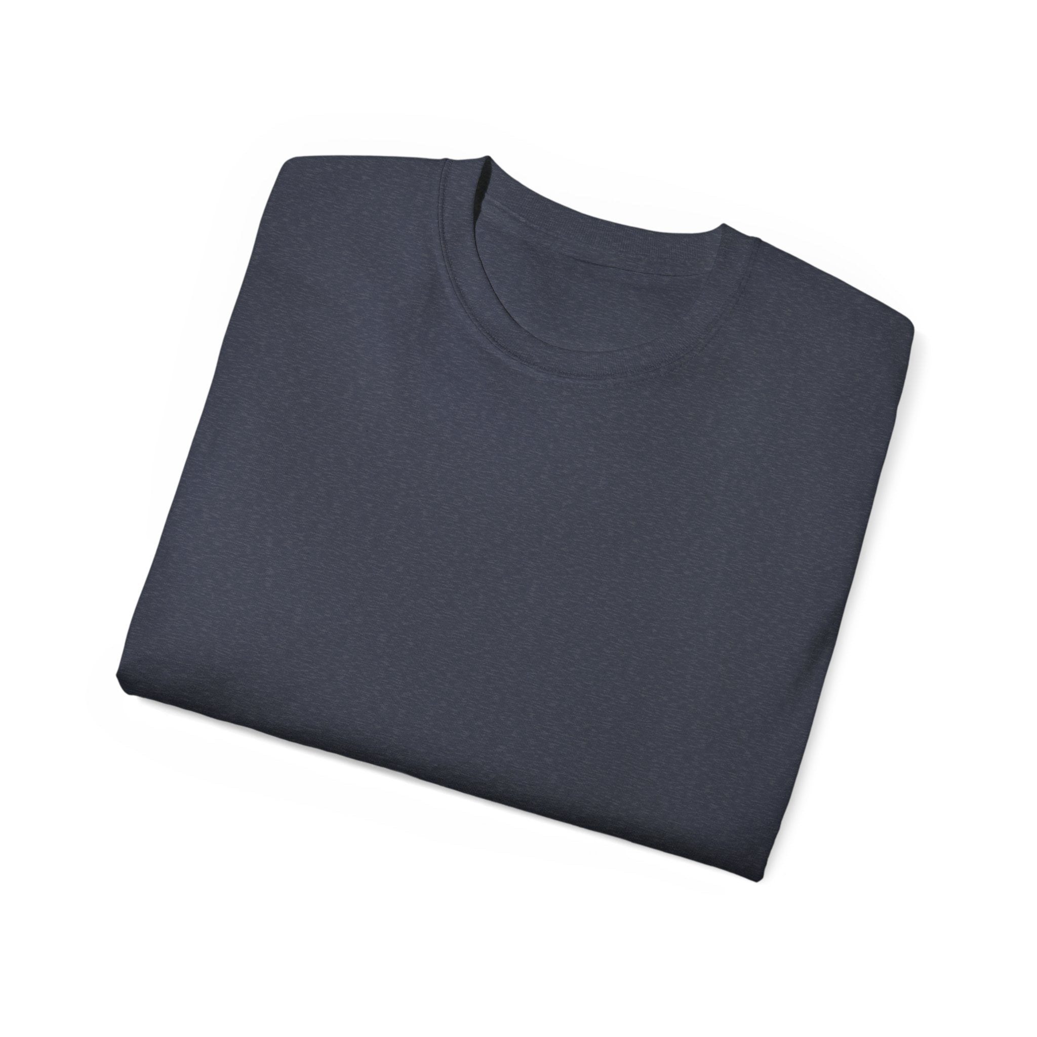Classic White Cotton Tee - Plain Crewneck Shirt