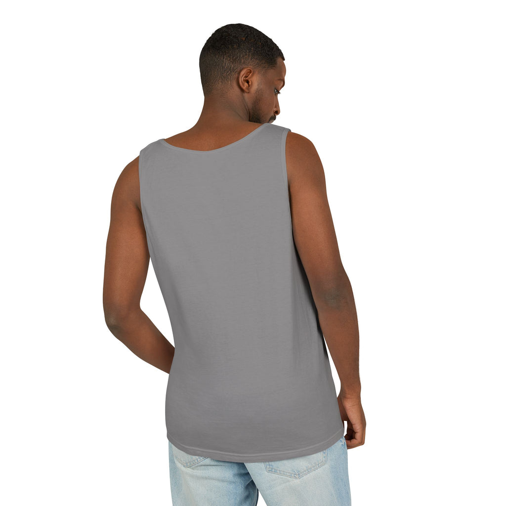 Plain White Tank Top — Lightweight Unisex Garment-Dyed Sleeveless Tee
