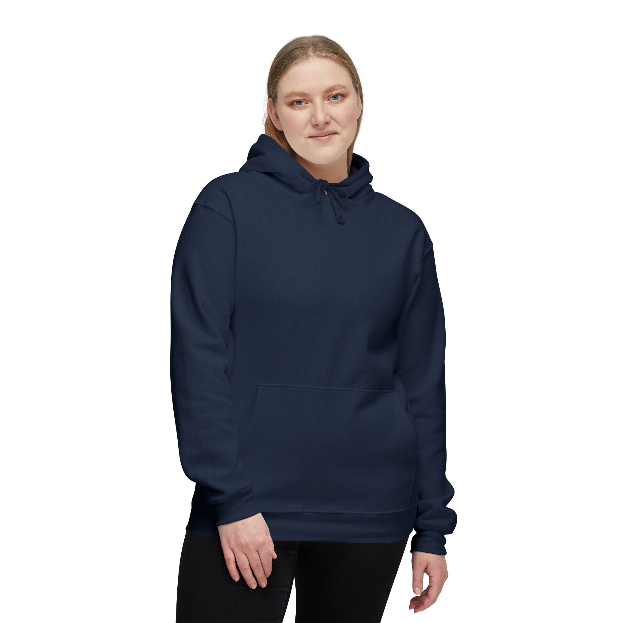 Classic White Hoodie — Made in USA Unisex Hooded Sweatshirt