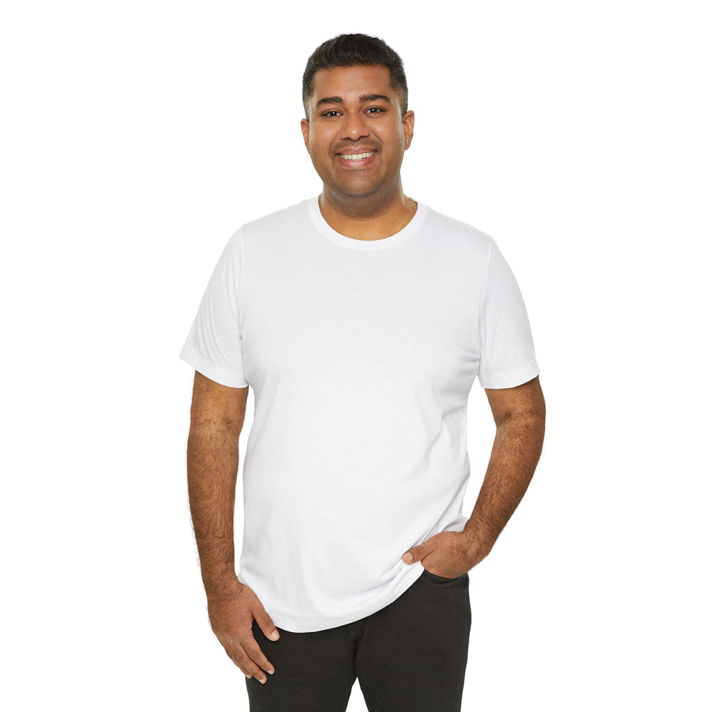 White Short Sleeve Tee — Minimal Classic Crewneck T-Shirt