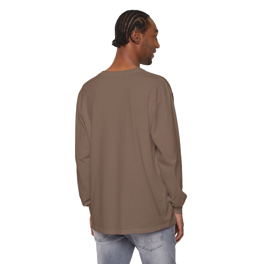 Long Sleeve T-Shirt — Classic White Garment-Dyed Tee