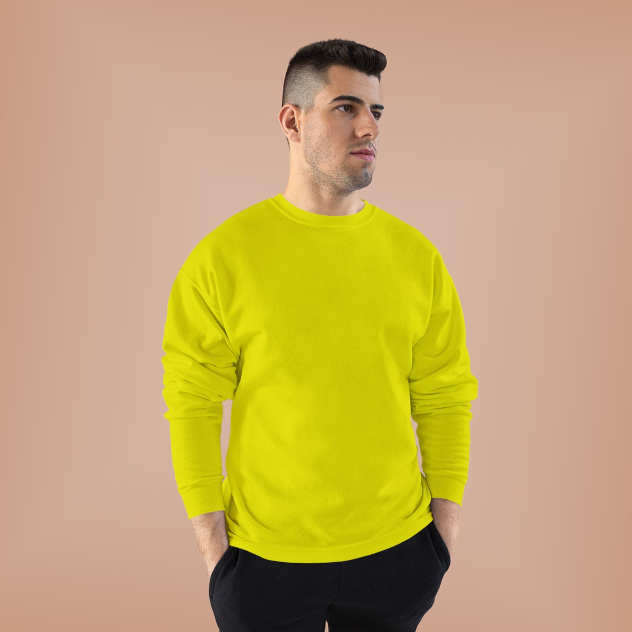 Classic White Crewneck Sweatshirt