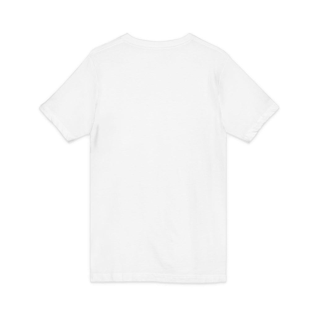 V-Neck Jersey Tee — Classic White Short Sleeve T-Shirt