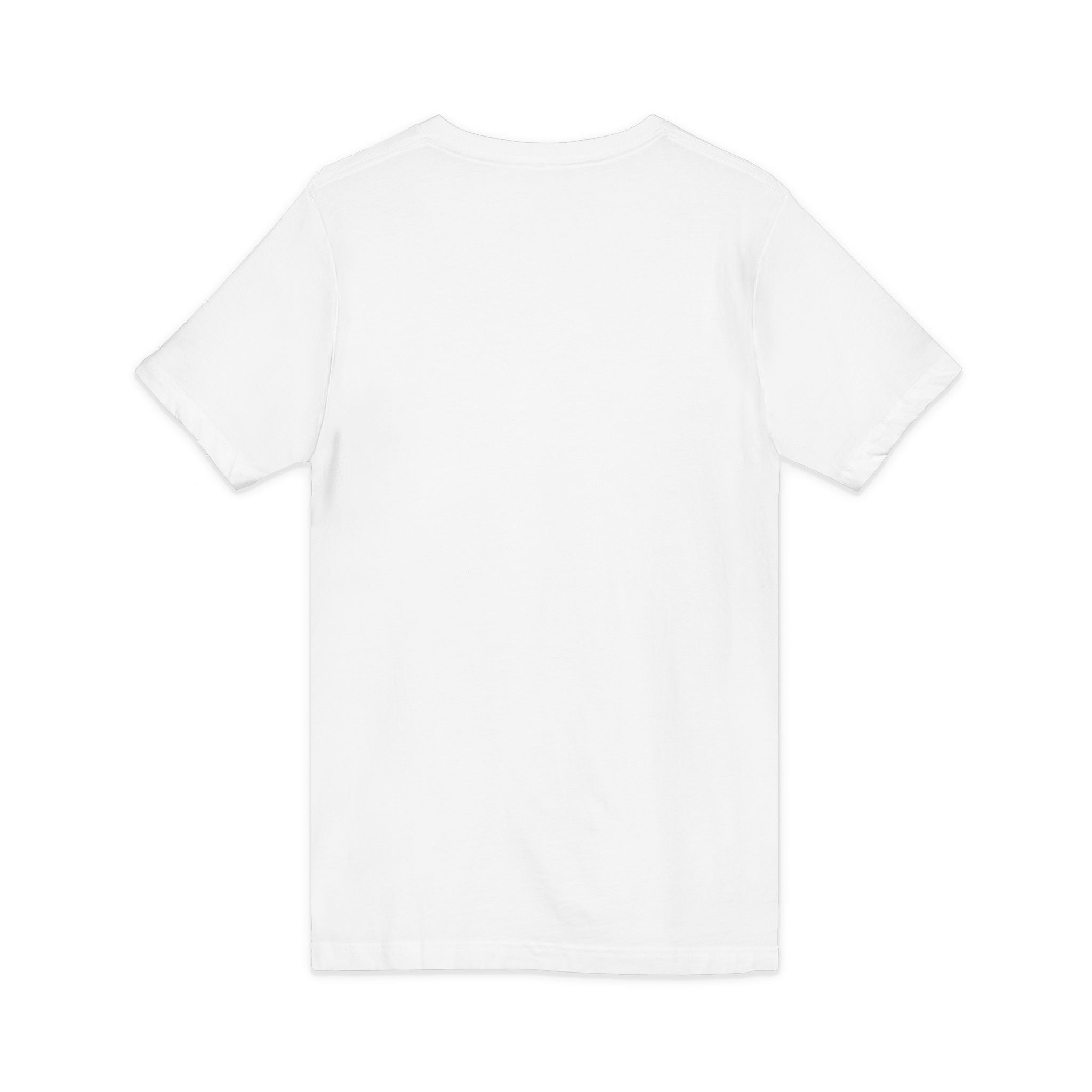 V-Neck Jersey Tee — Classic White Short Sleeve T-Shirt